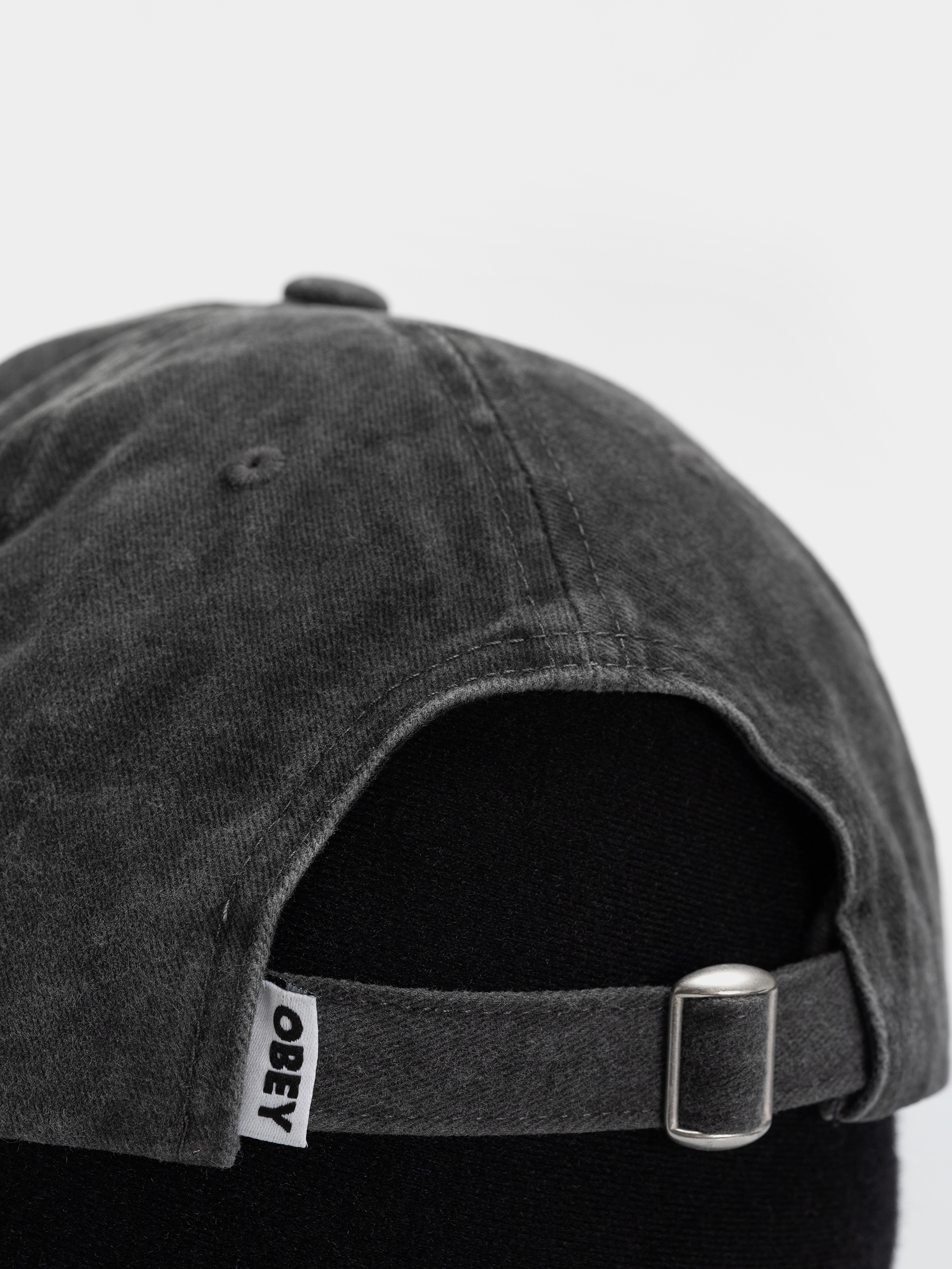 OBEY Pigment Outline Delta 6 Panel Baseball sapka (pigment black)
