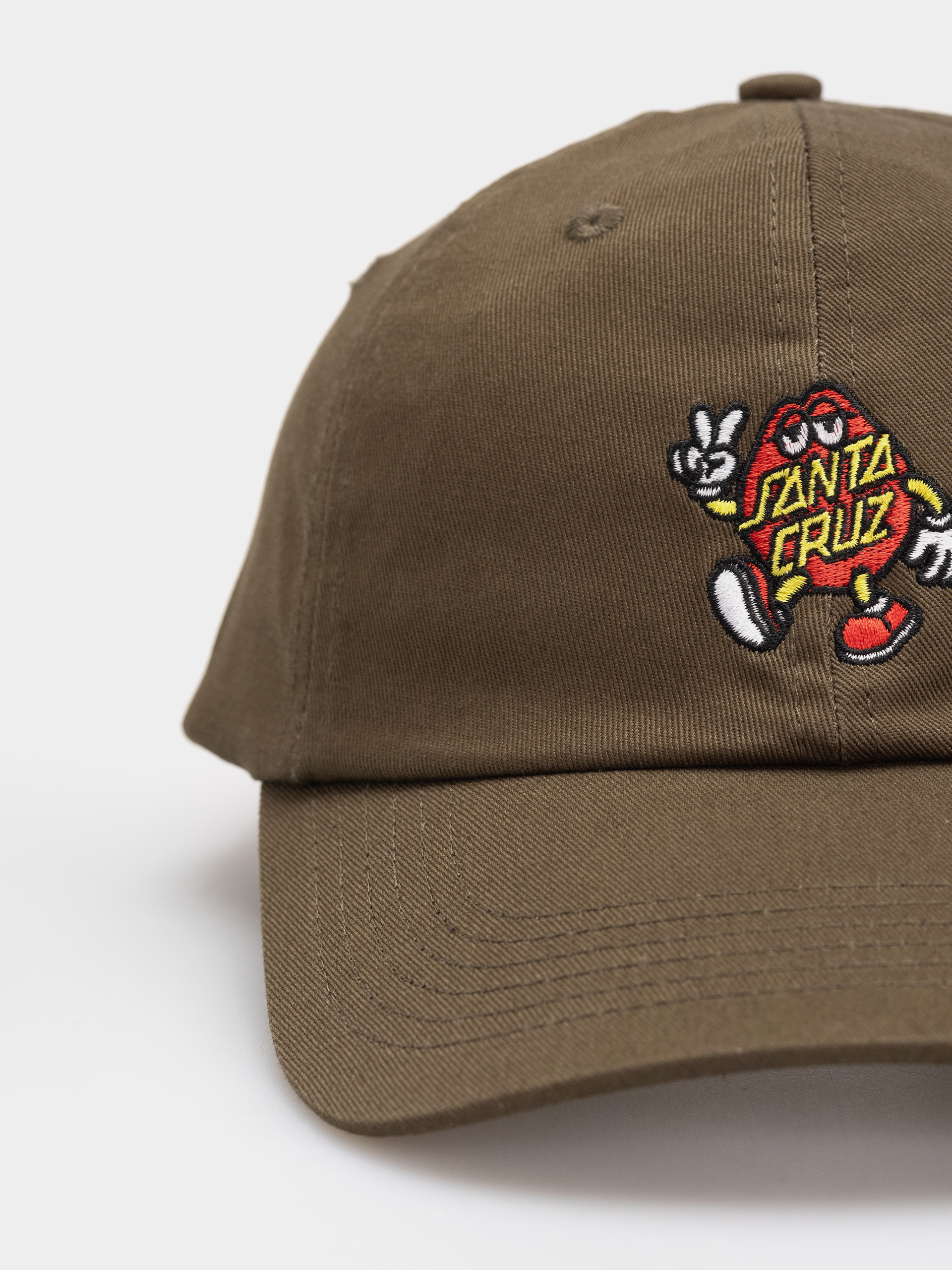 Santa Cruz Dot Guy Baseball sapka (deep olive)