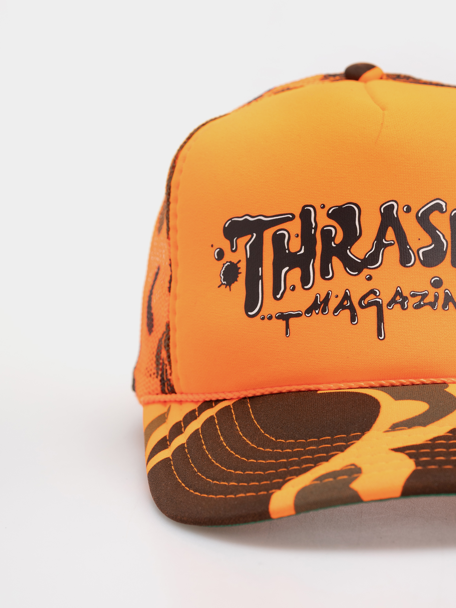 Thrasher Wet Paint Trucker Baseball sapka (orange camo)