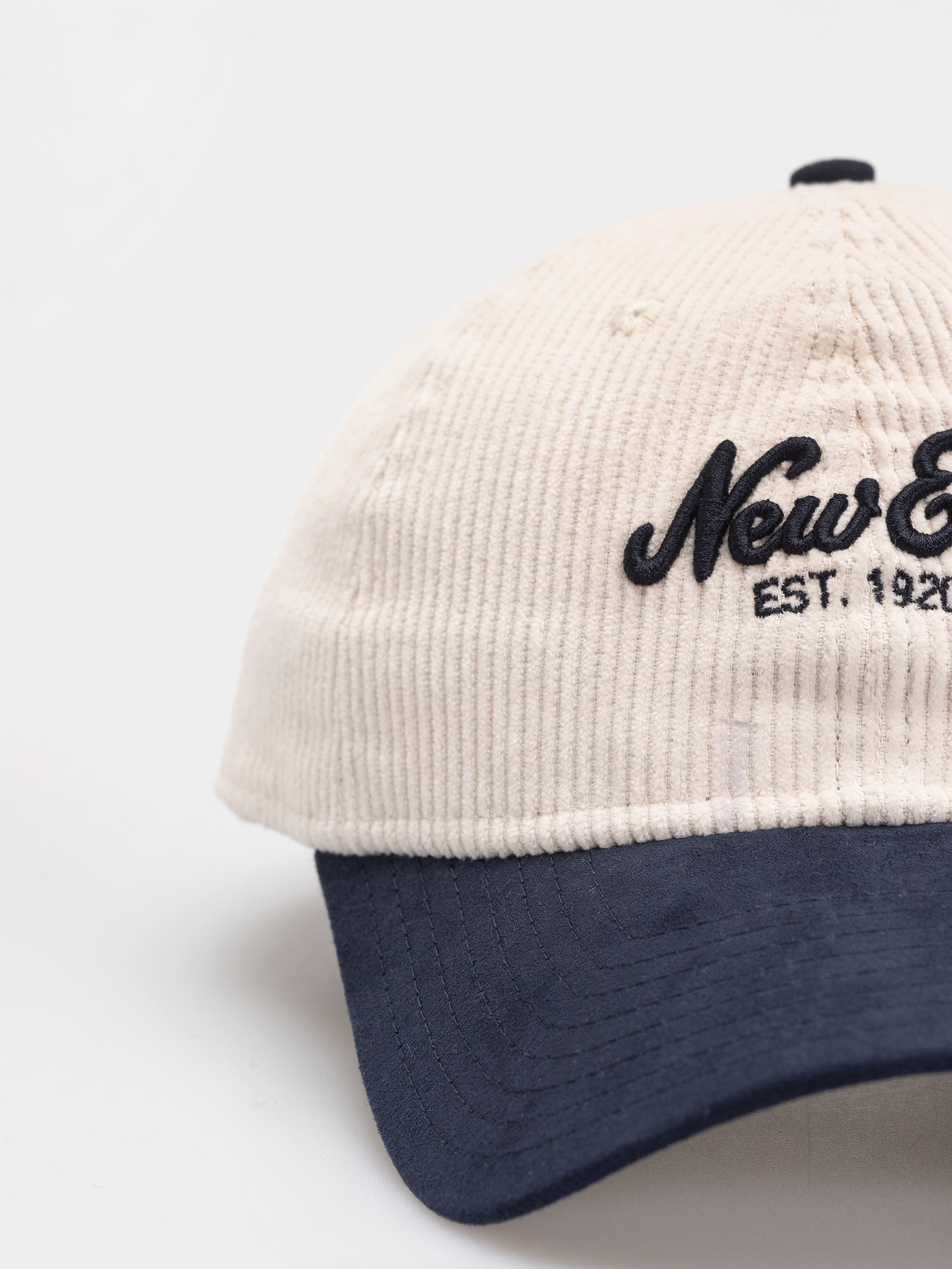 Baseball sapka New Era Cord Mix 9Twenty (cream/navy)