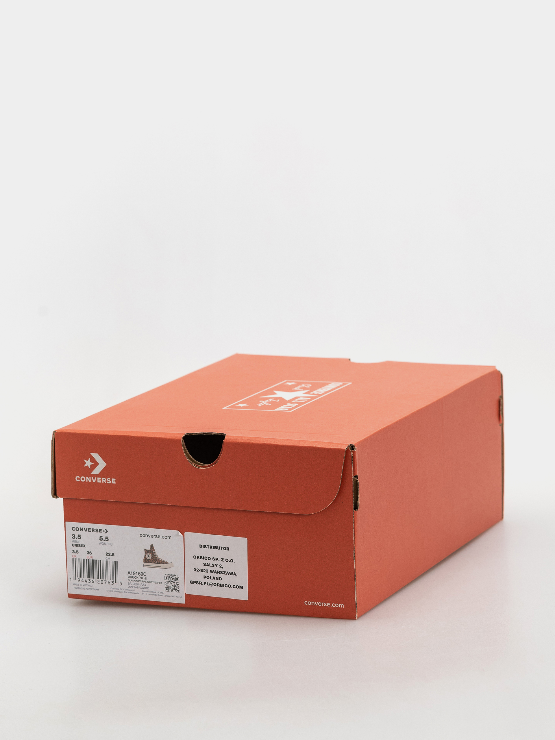 Converse Chuck 70 Hi Wmn Tornacipők (black/natural ivory/egret)