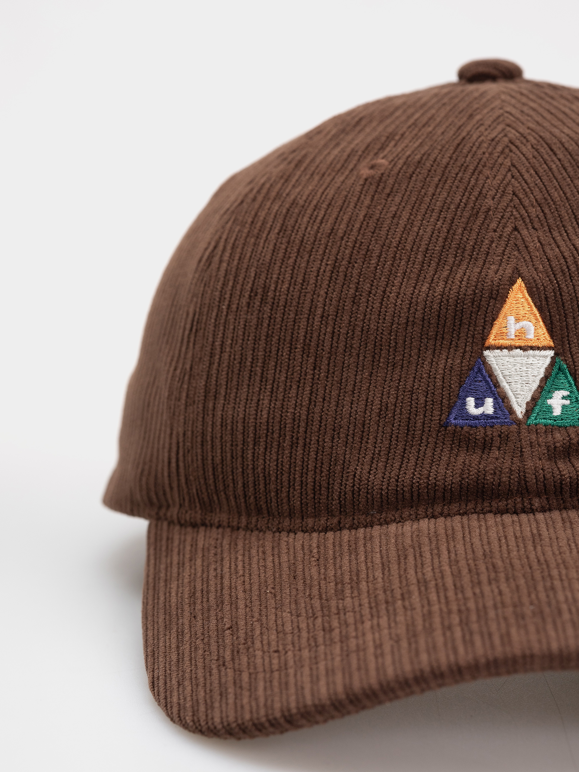 Baseball sapka HUF Prism Tt Cord 6 Panel (dark brown)