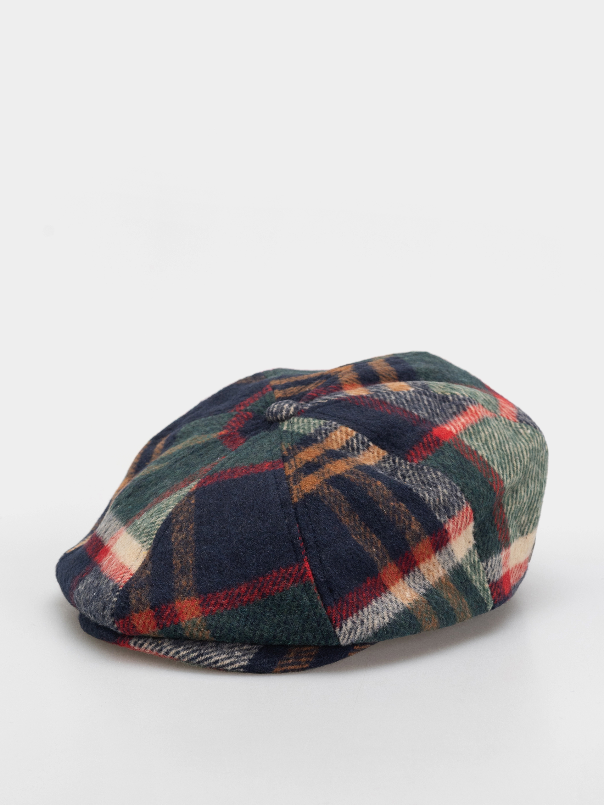 Flat cap Brixton Brood Snap Cap (navy/green/red/cream)