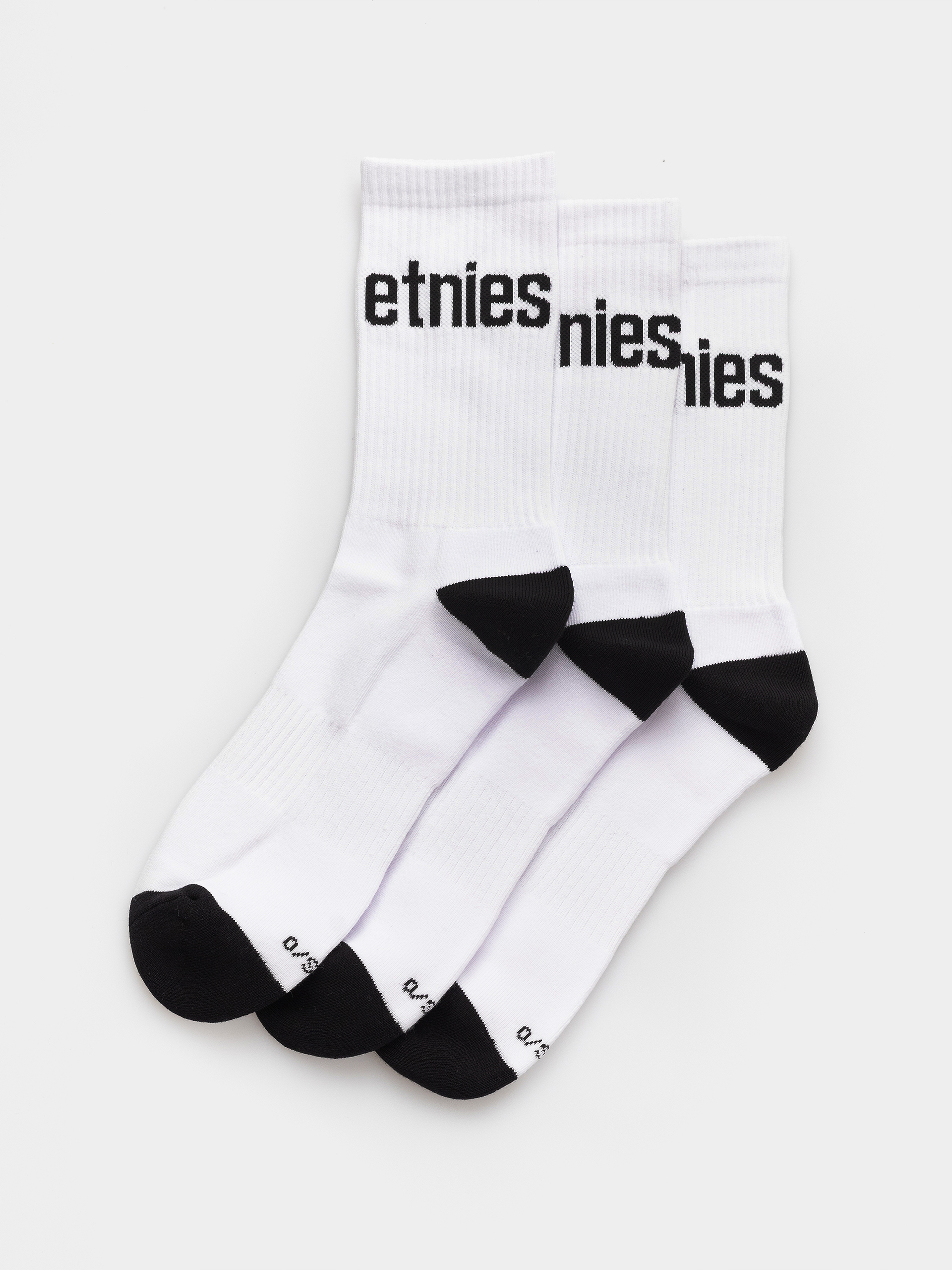 Zokni Etnies Wordmark Sock 3 Pack (white)