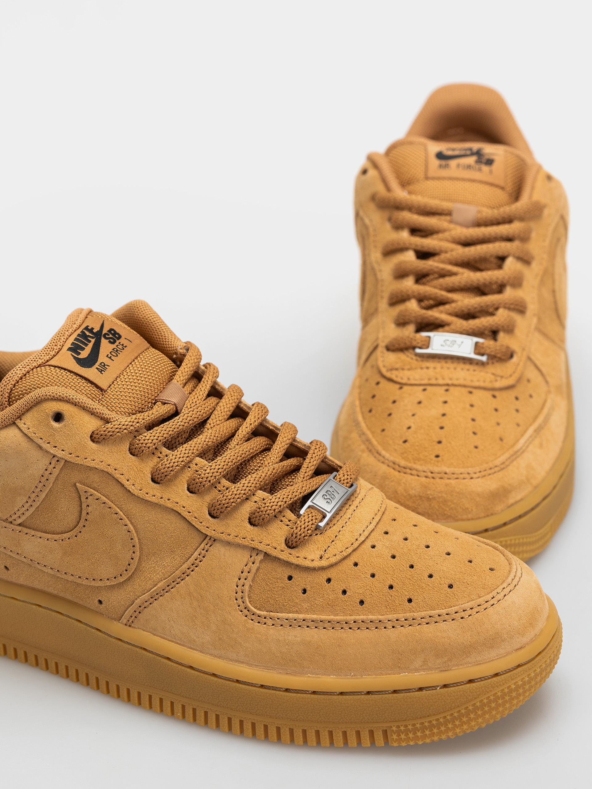 Nike SB Air Force 1 Cipők (flax/flax/black/gum light brown)