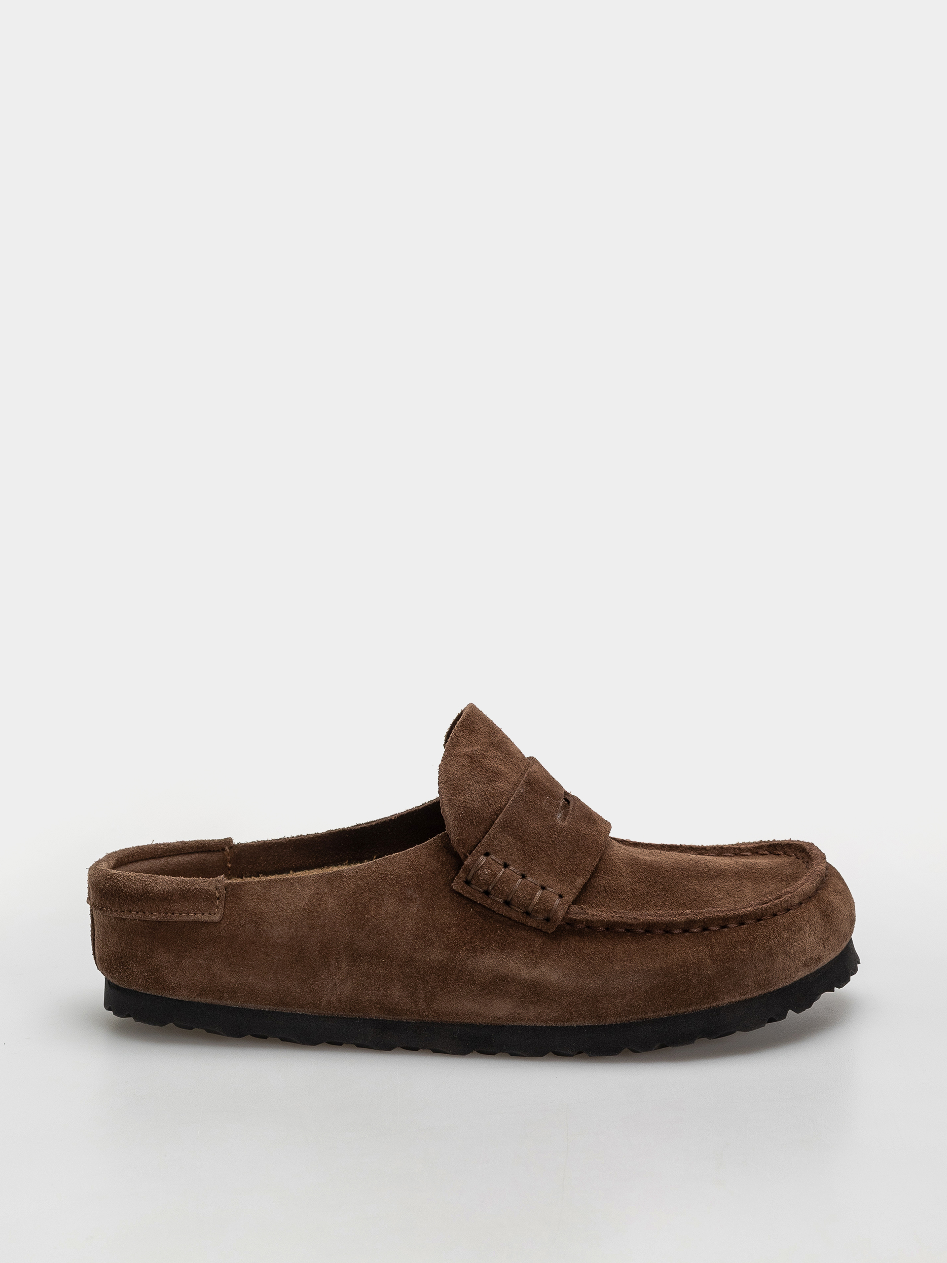 Birkenstock Naples Wrapped Suede Leather Narrow Flip-flop papucsok (carafe)