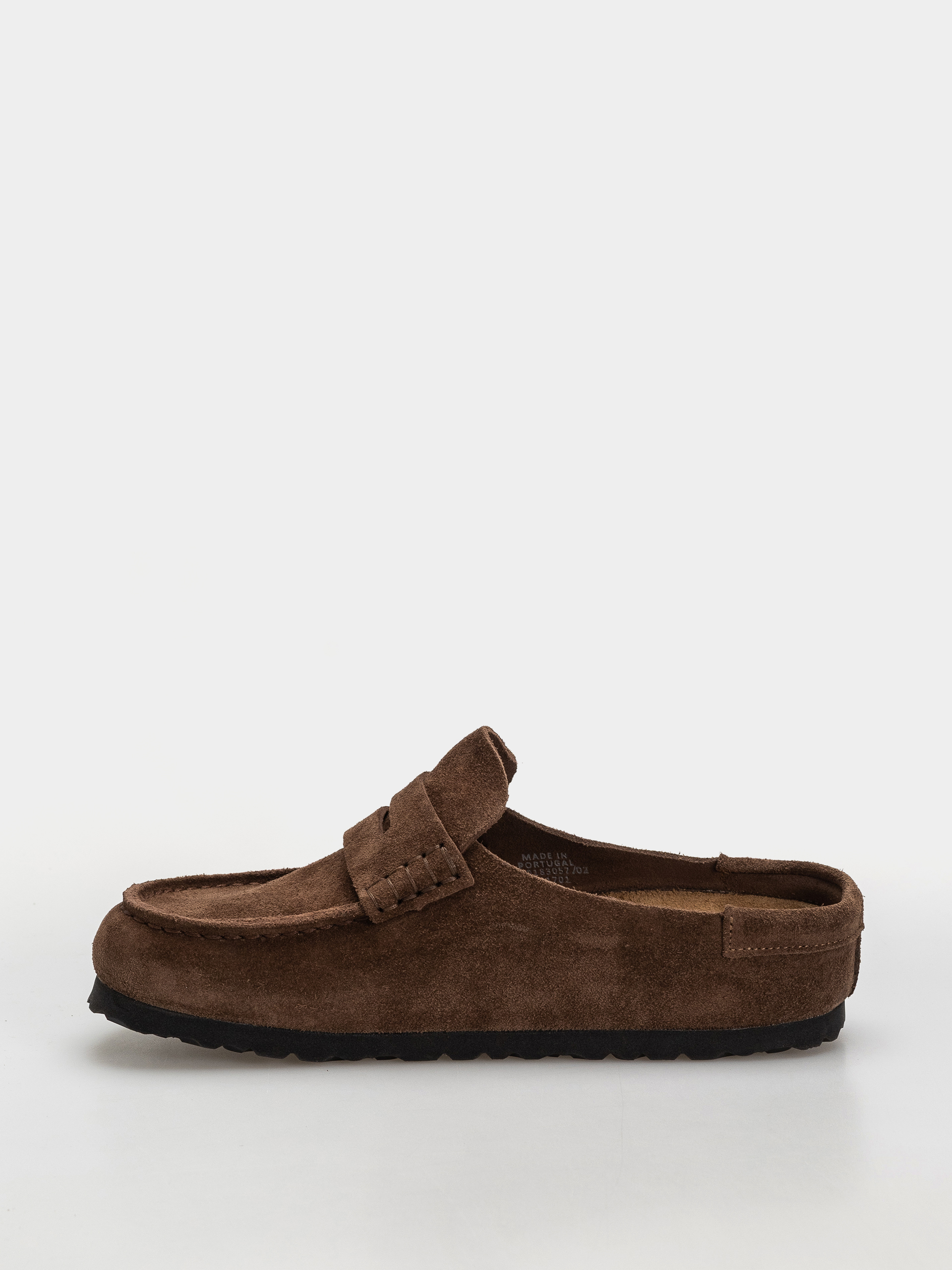 Birkenstock Naples Wrapped Suede Leather Narrow Flip-flop papucsok (carafe)