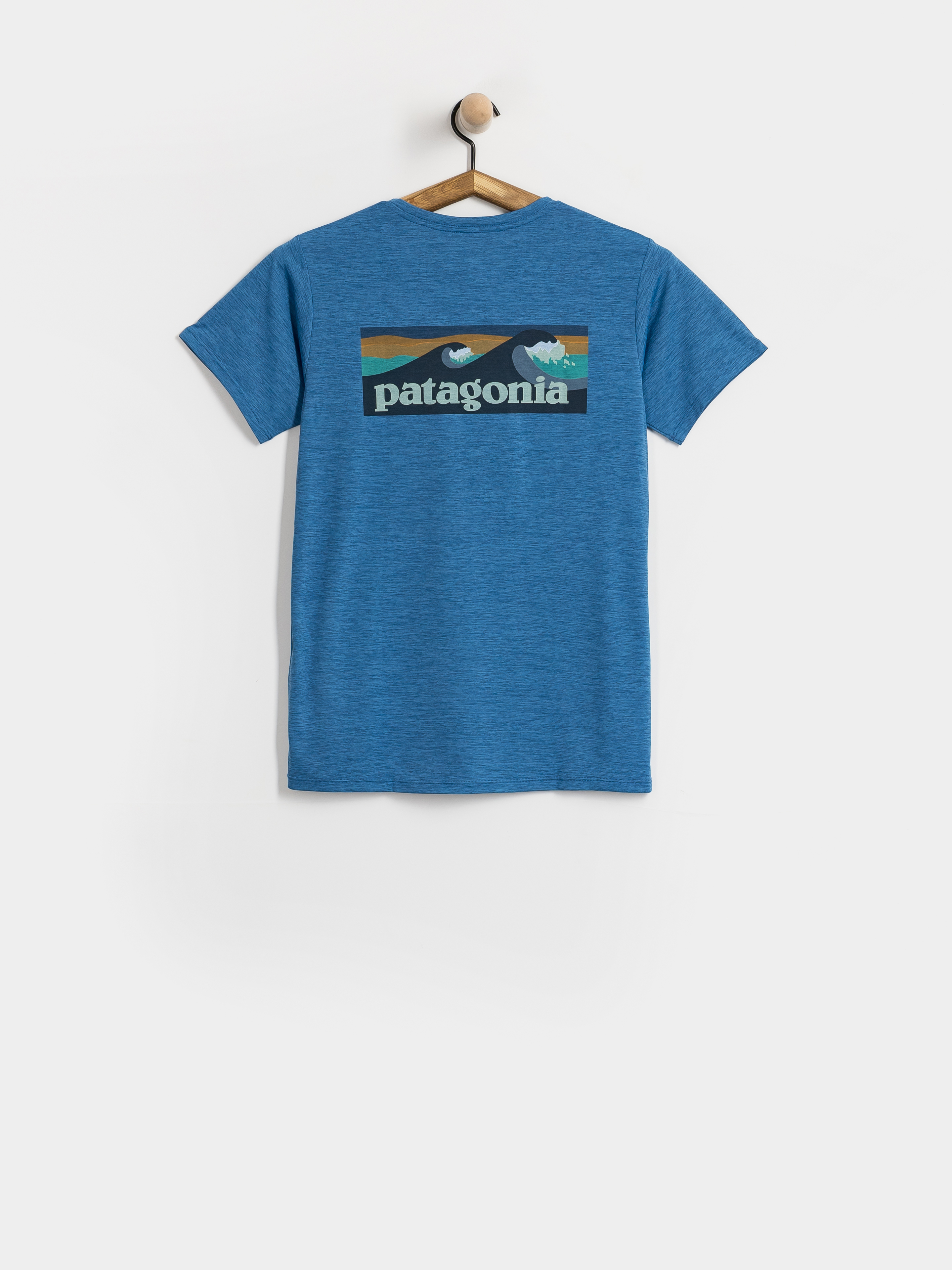 Patagonia Cap Cool Daily Boardshort Logo Póló Wmn (aquatic blue light aquatic blue x dye)