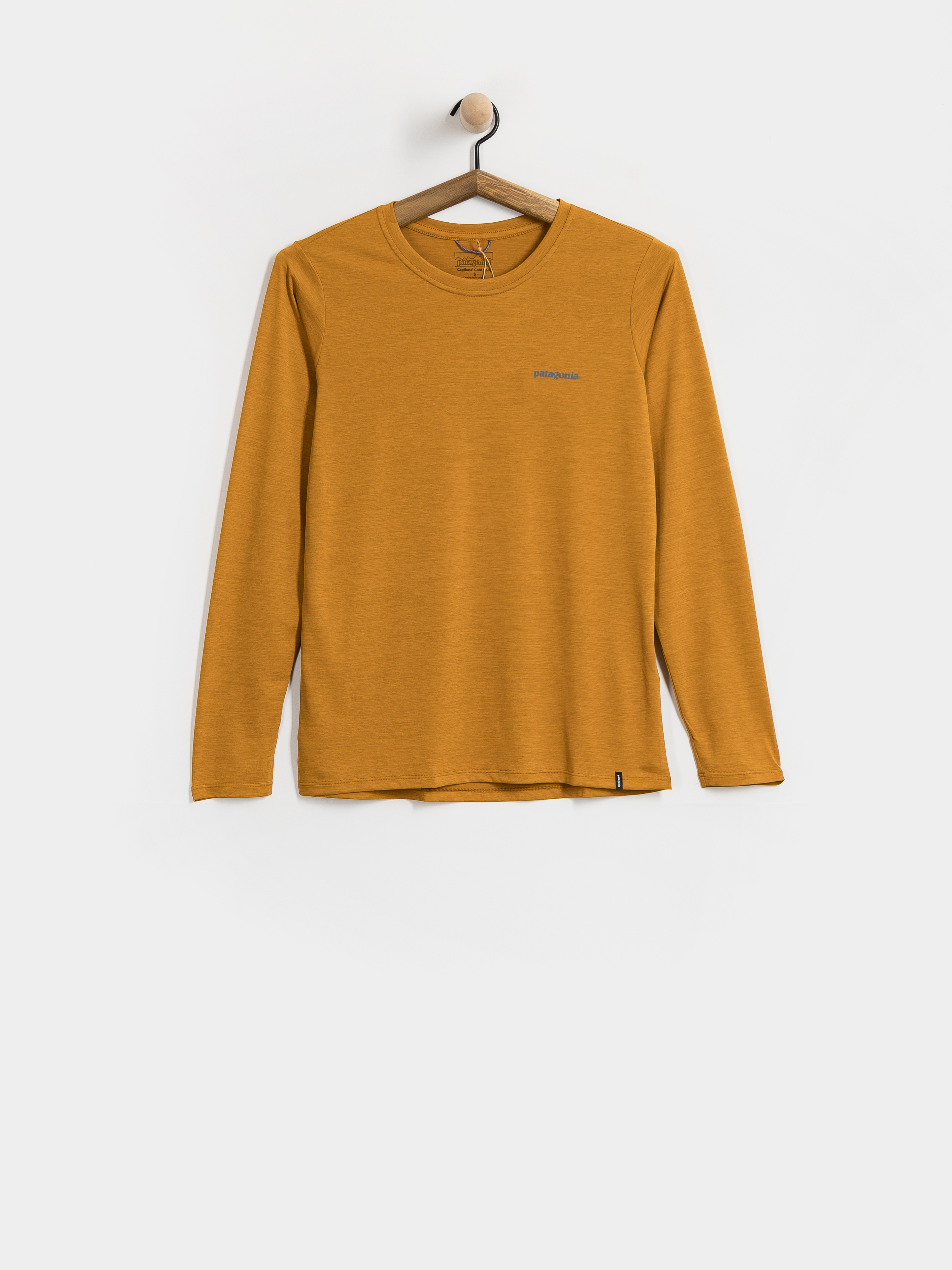 Patagonia Cap Cool Daily Boardshort Logo Wmn Hosszú ujjú felső (cinnamon brown dark cinnamon brown x dye)