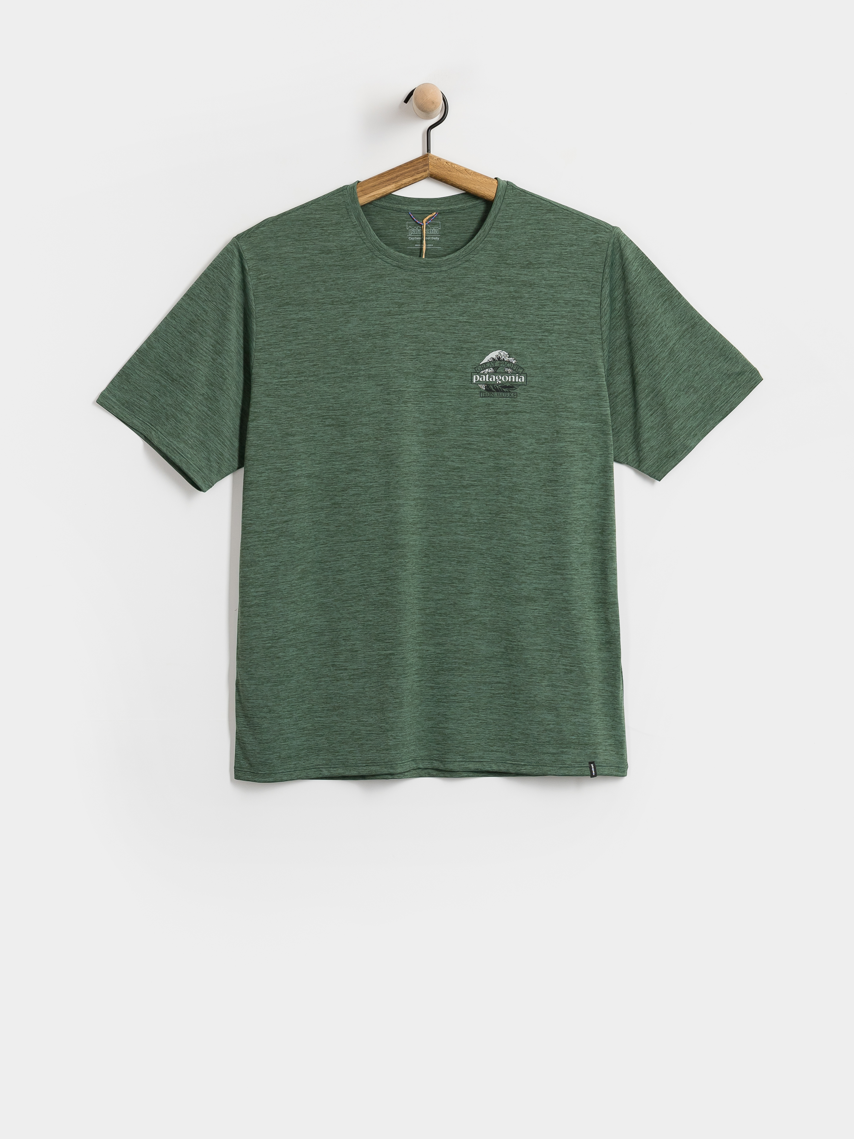 Patagonia Cap Cool Daily Great Waves Póló (canopy green light canopy green x dye)
