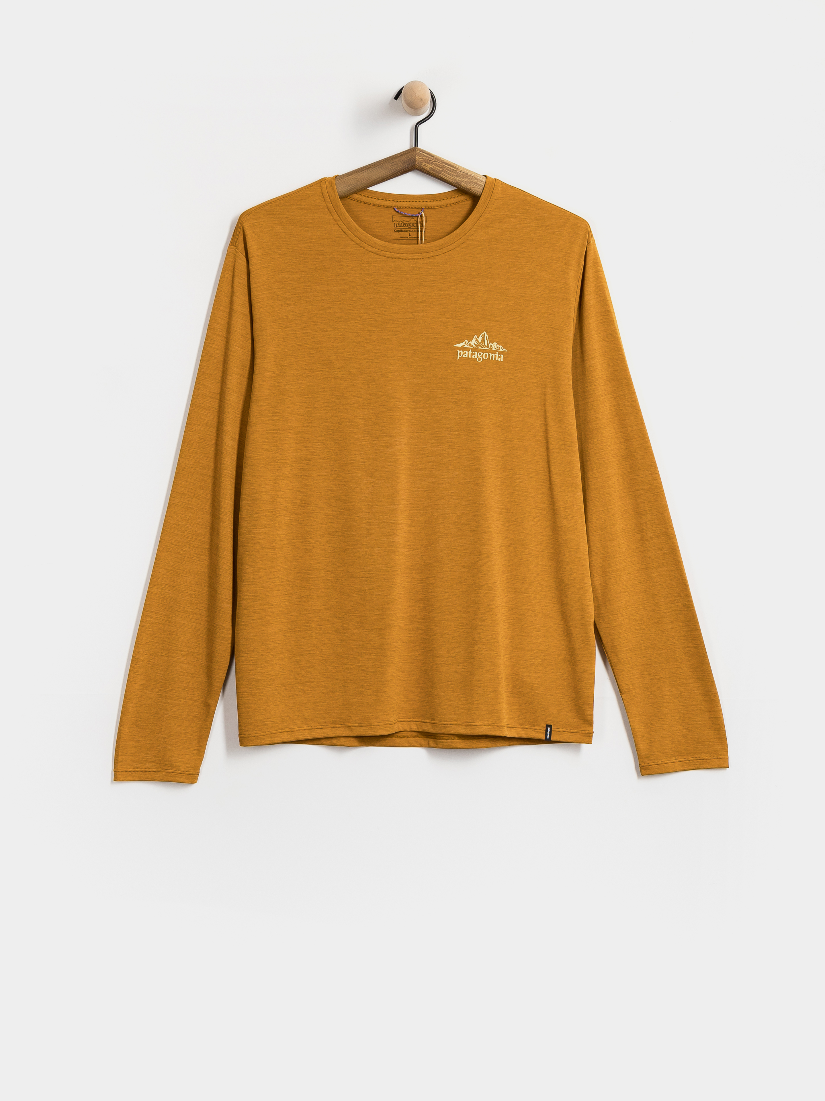 Patagonia Cap Cool Daily Cloud Crag Hosszú ujjú felső (cinnamon brown dark cinnamon brown x dye)