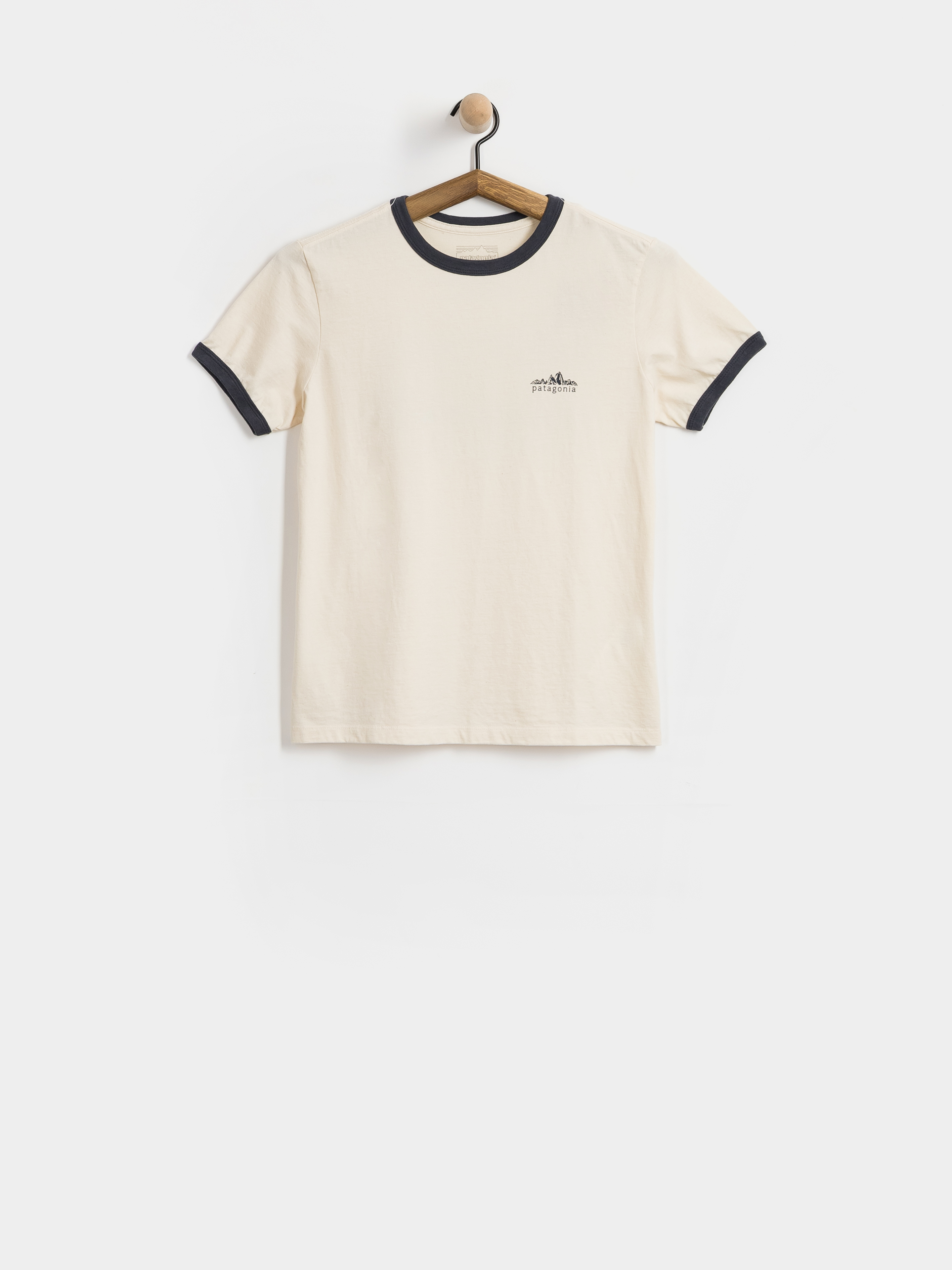 Patagonia Fitz Roy Foothills Ringer Wmn Póló (undyed natural)