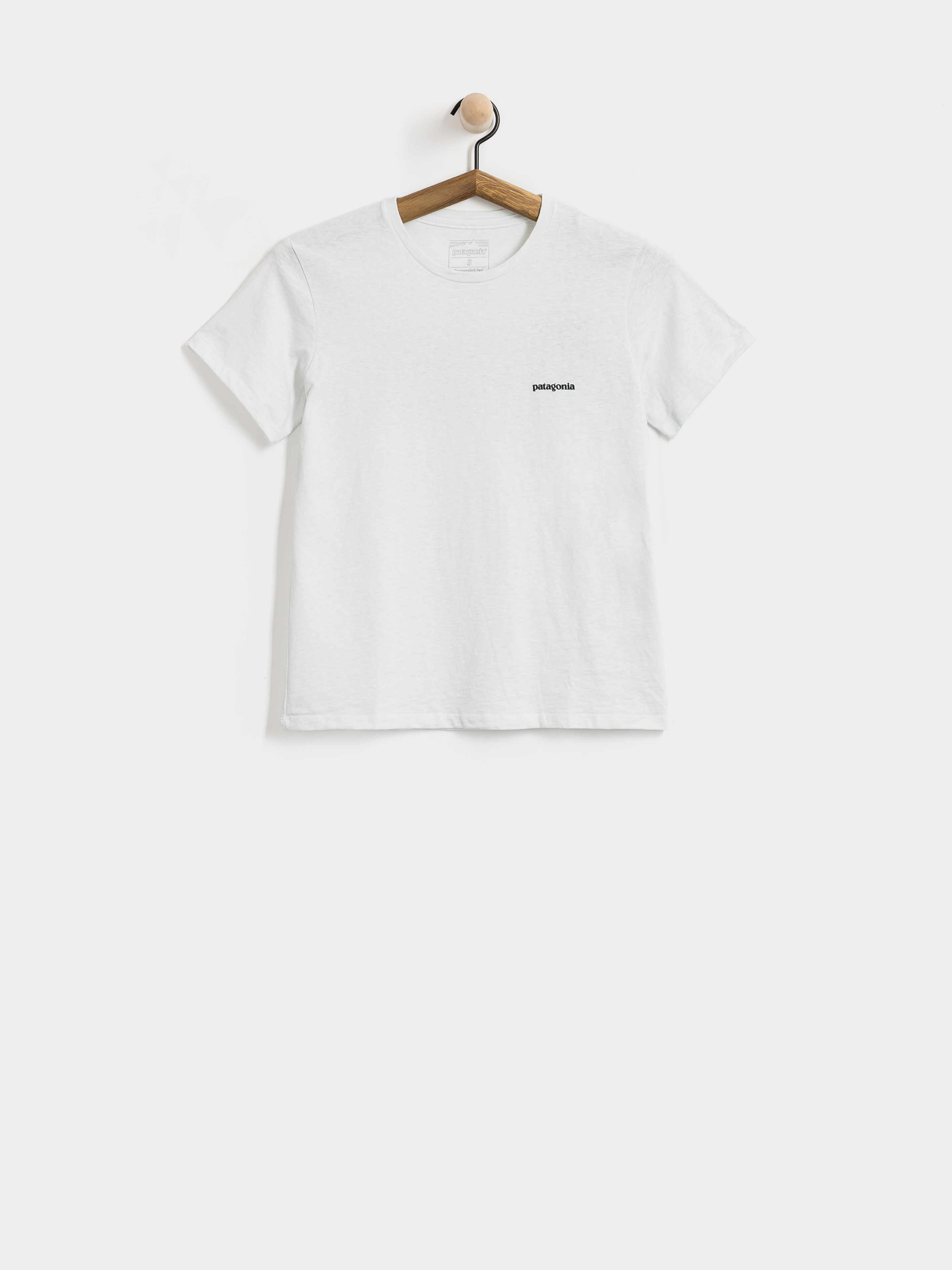 Patagonia P 6 Logo Responsibili Wmn Póló (fiber white)