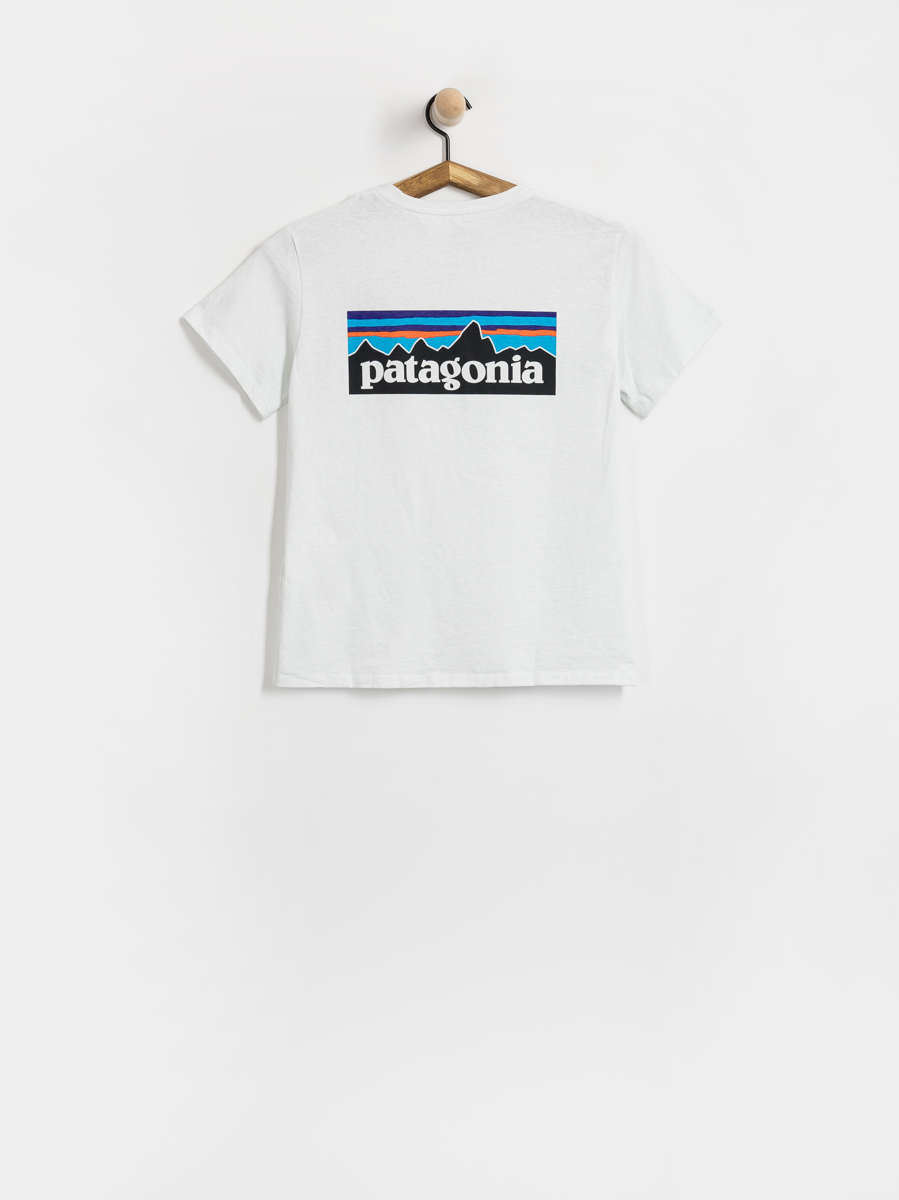 Patagonia P 6 Logo Responsibili Wmn Póló (fiber white)