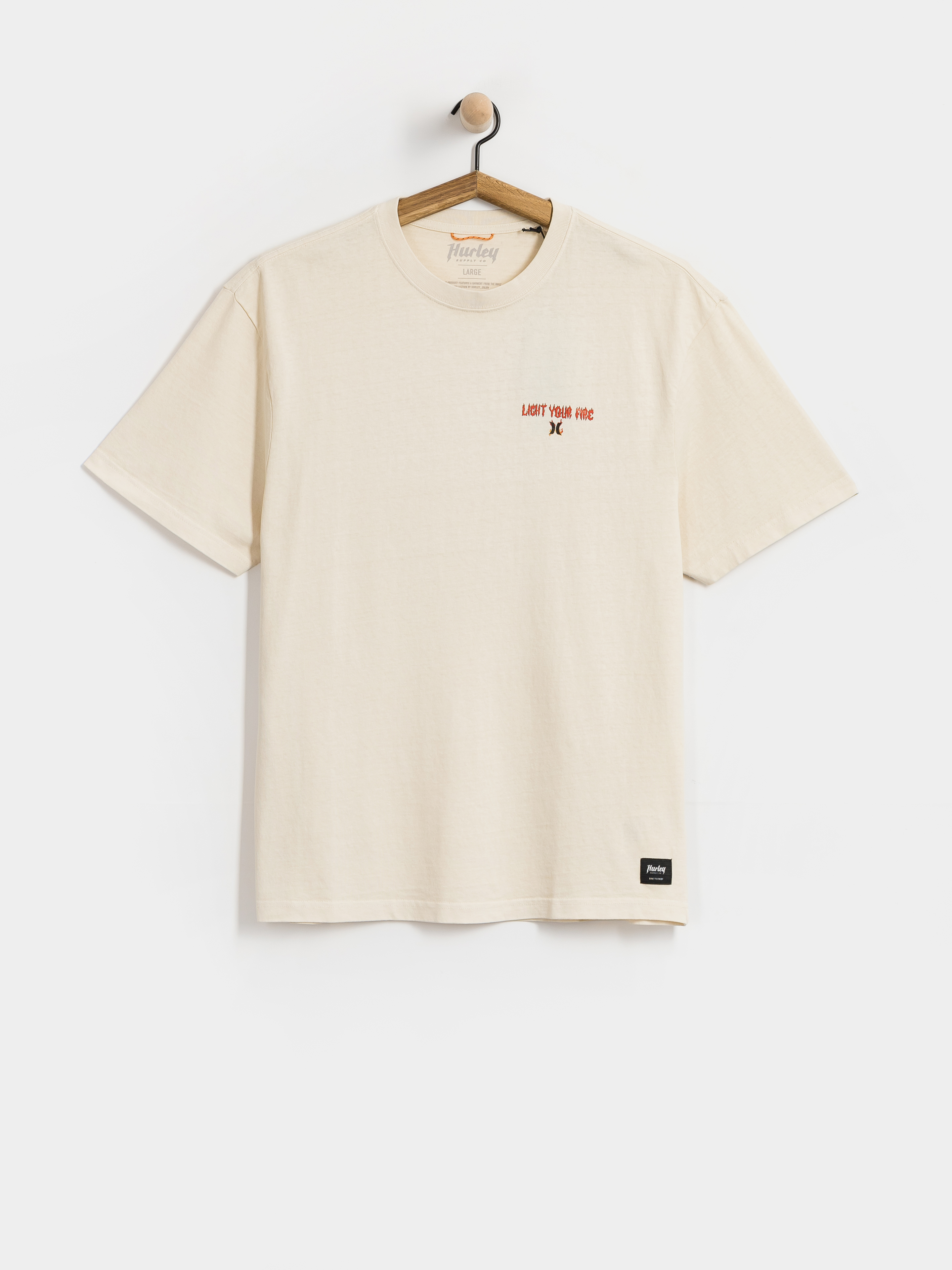 Póló Hurley Built Fire Peace (white)