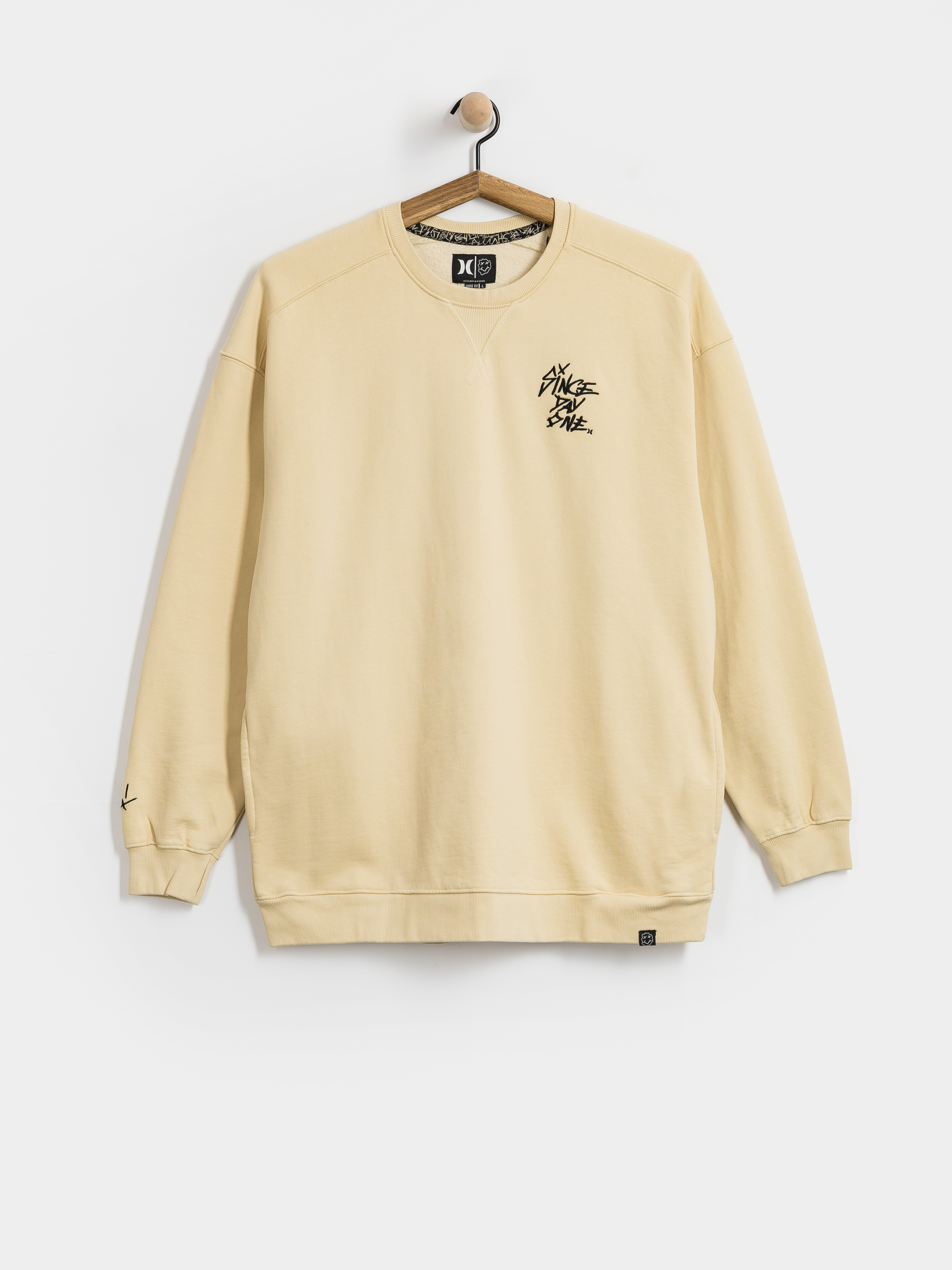 Pulóver Hurley Smile Crew (cream)