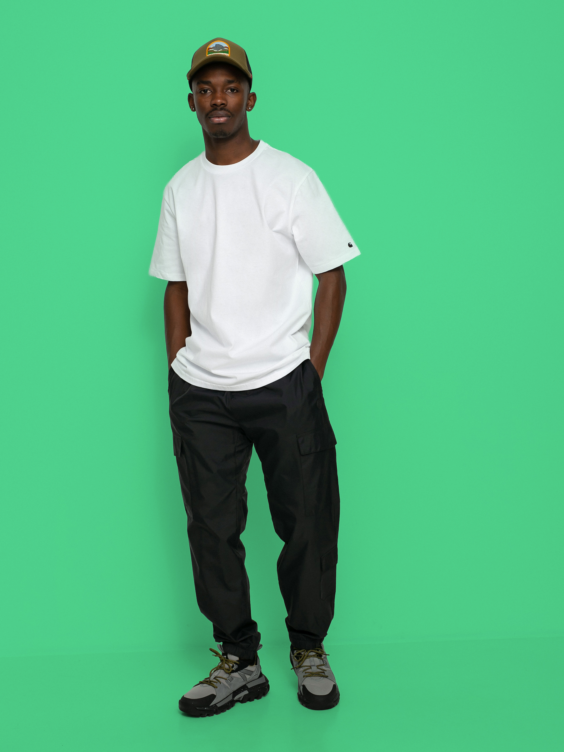 Carhartt WIP Base Póló (white/black)