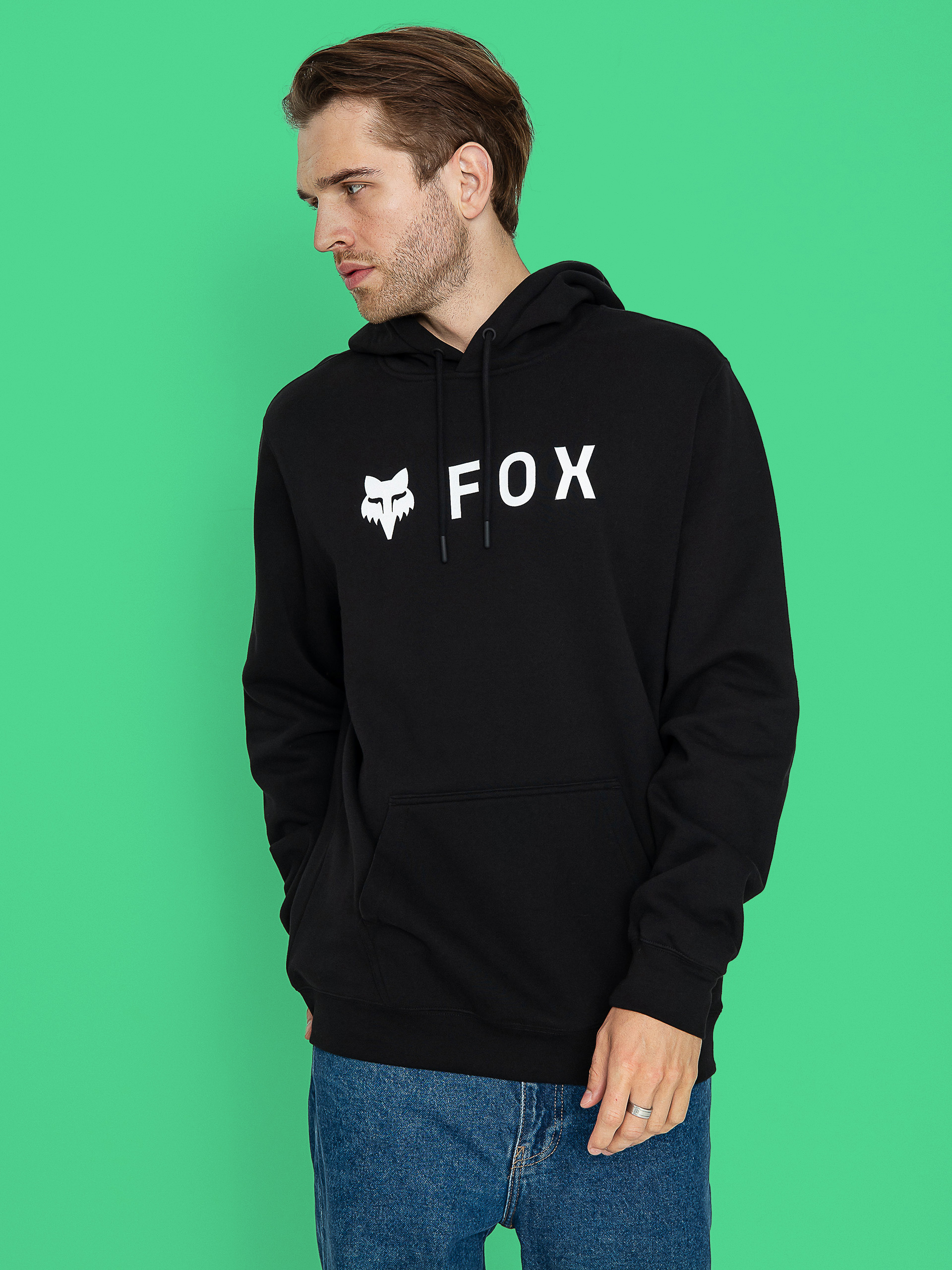 Fox Absolute HD Kapucnis pulóver (black)
