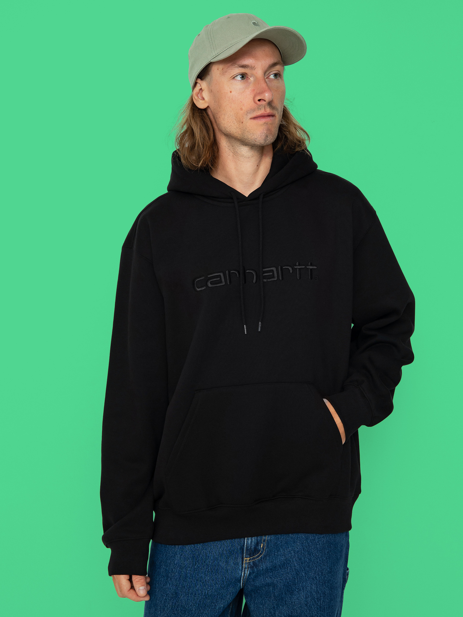 Carhartt WIP Carhartt HD Kapucnis pulóver (black/black)