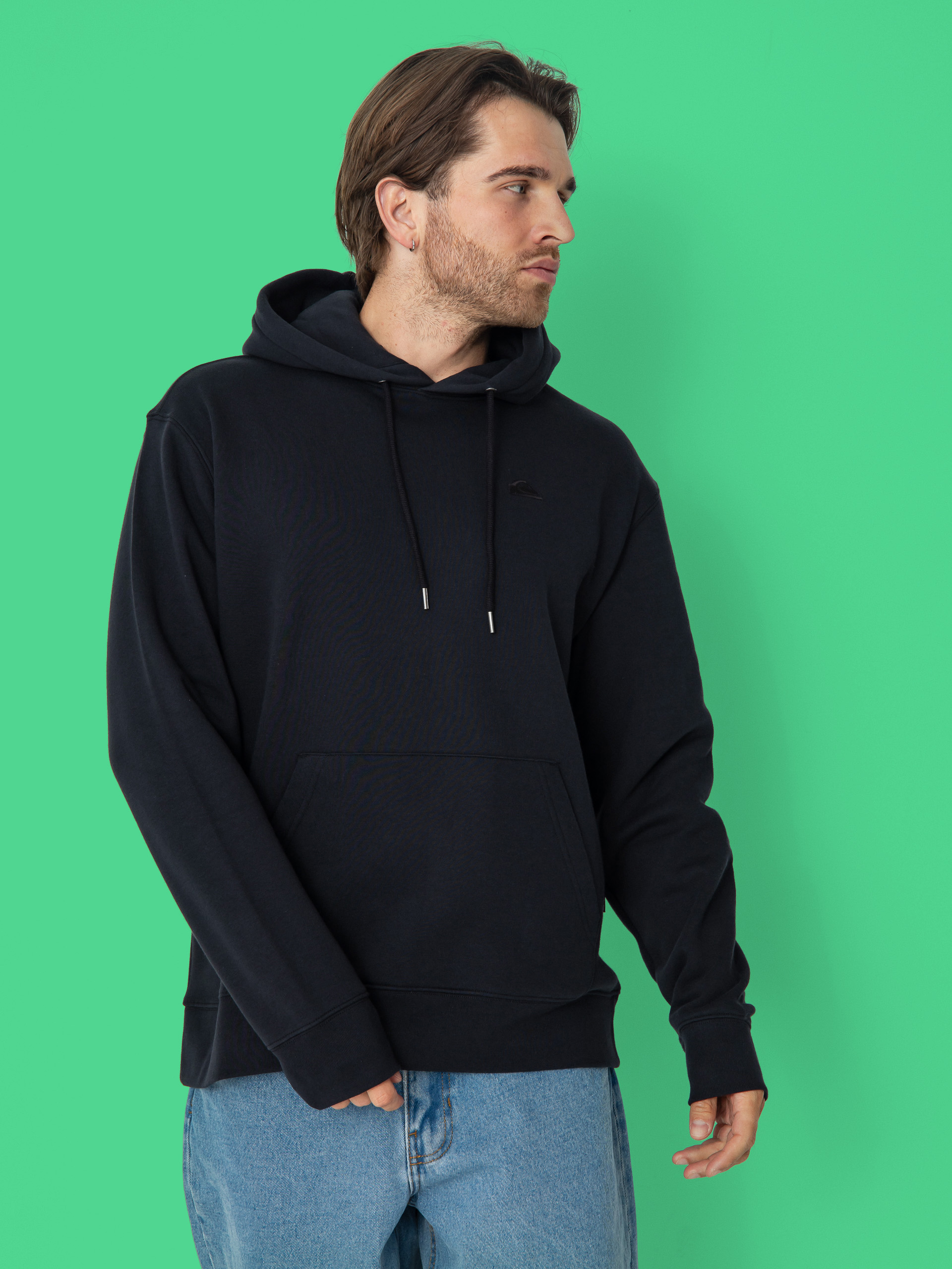 Quiksilver Salt Water HD Kapucnis pulu00f3ver (black)