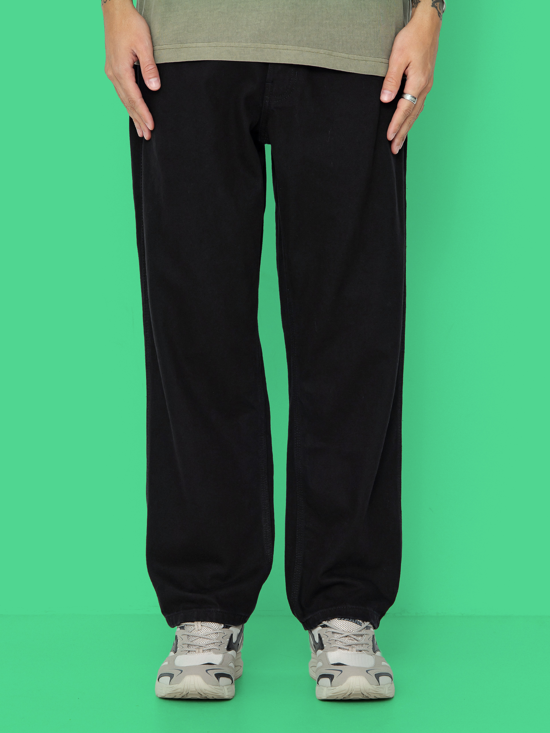 Vans Skate Check 5 Loose Denim Kisnadrág (black denim)
