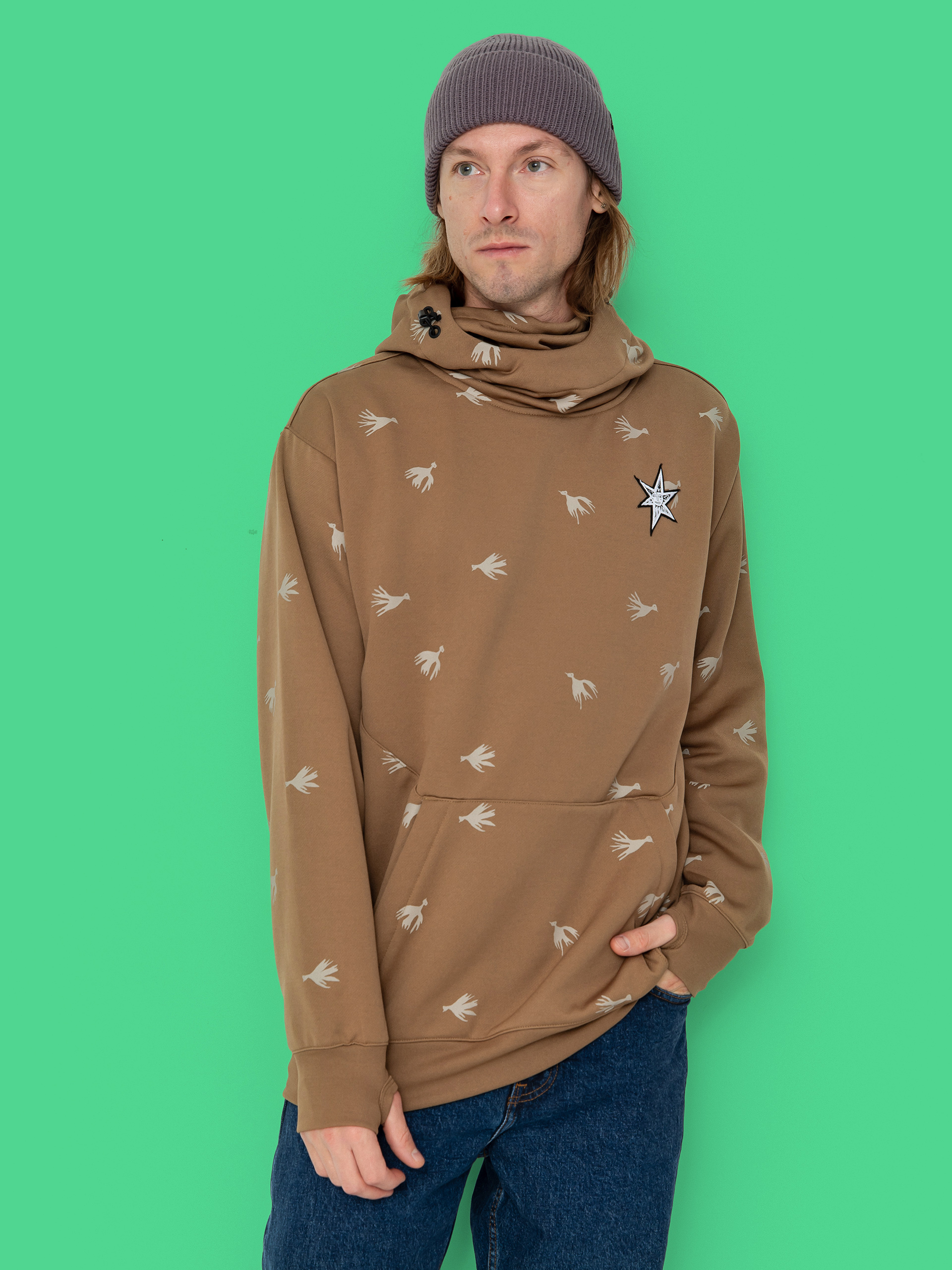 Volcom Hydro Riding HD Thermo pulóver (bronze)