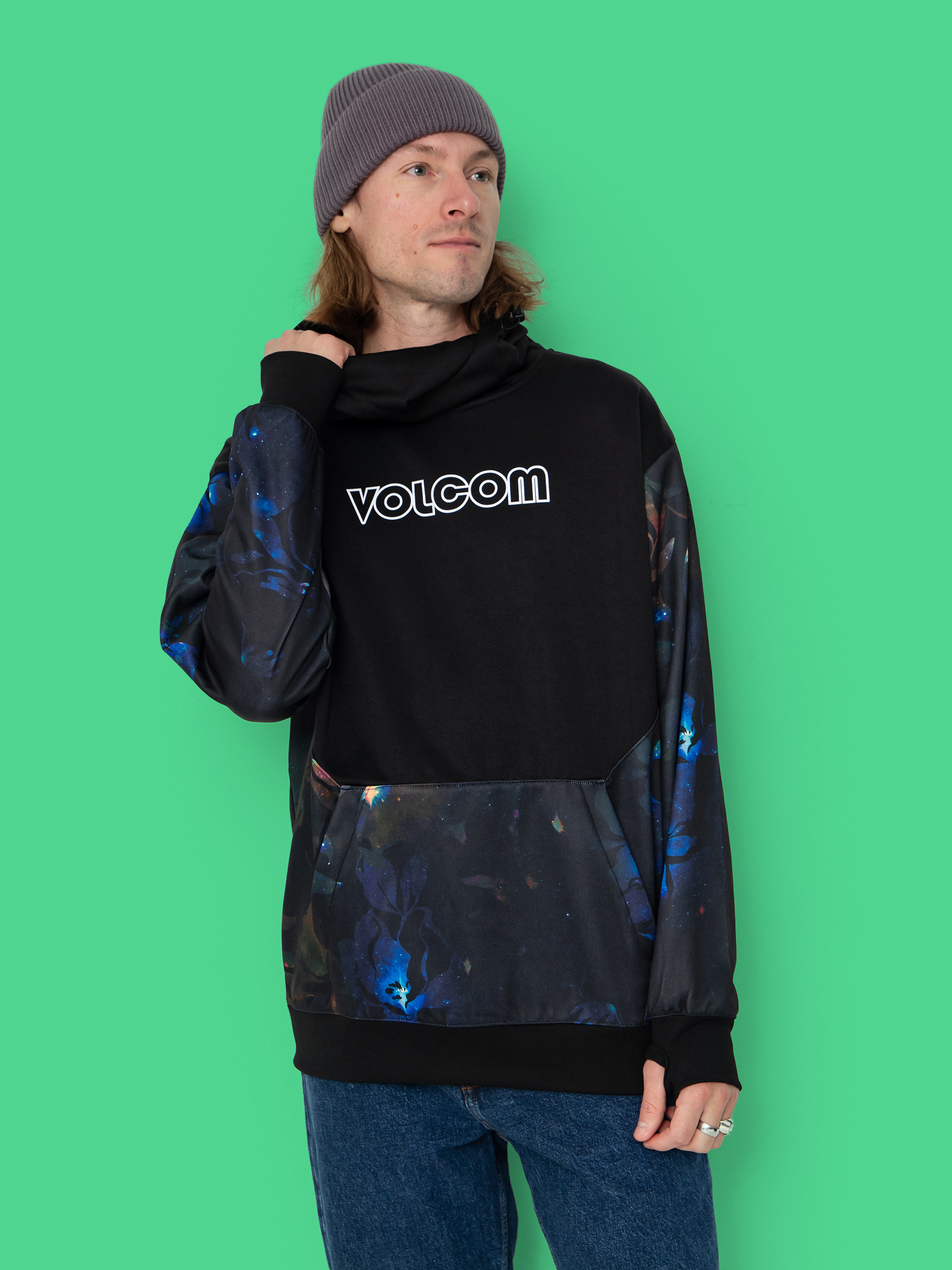 Volcom Hydro Riding HD Kapucnis pulóver (space aloha)