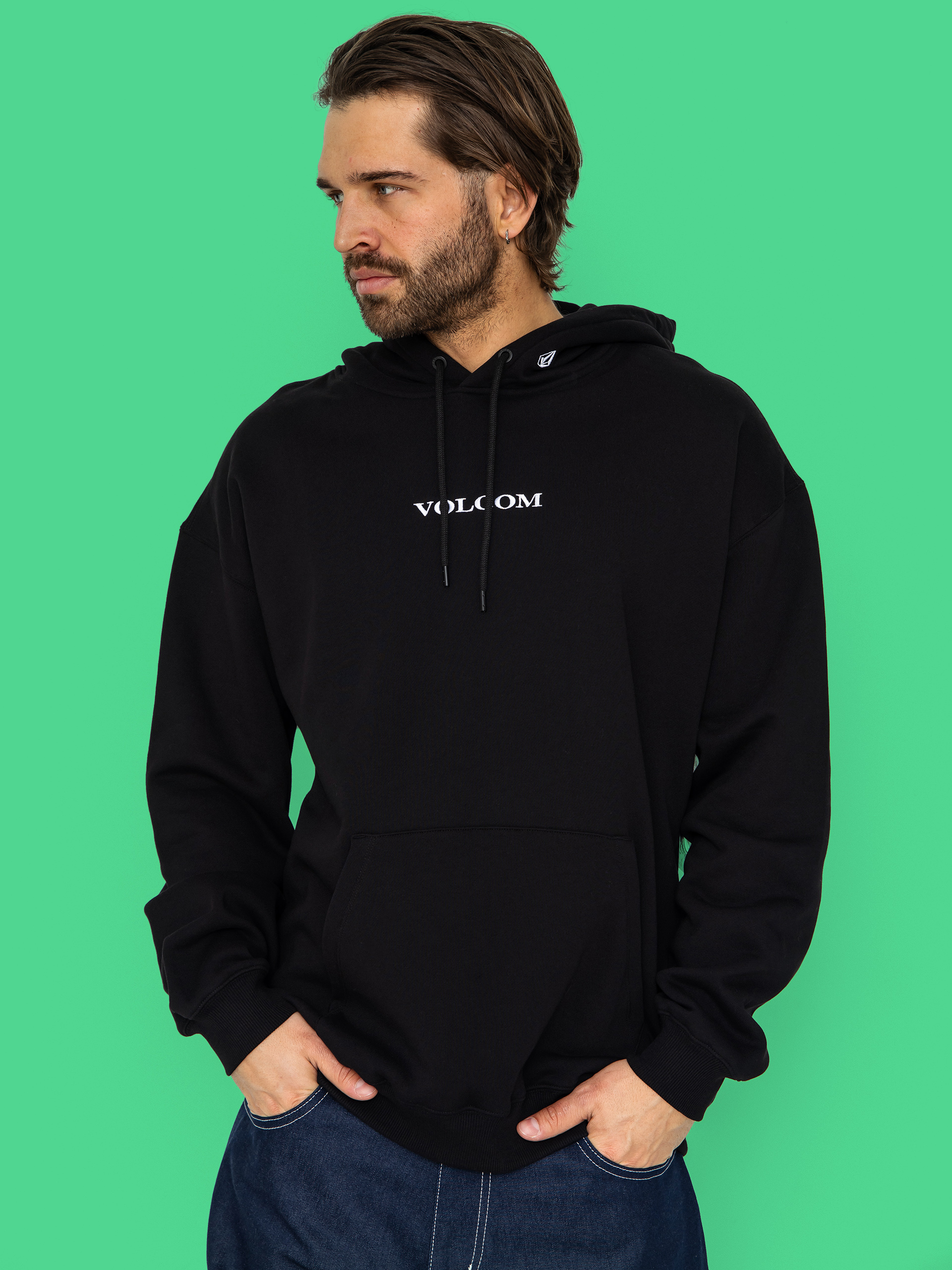 Volcom Volcom Stone HD Kapucnis pulóver (black)