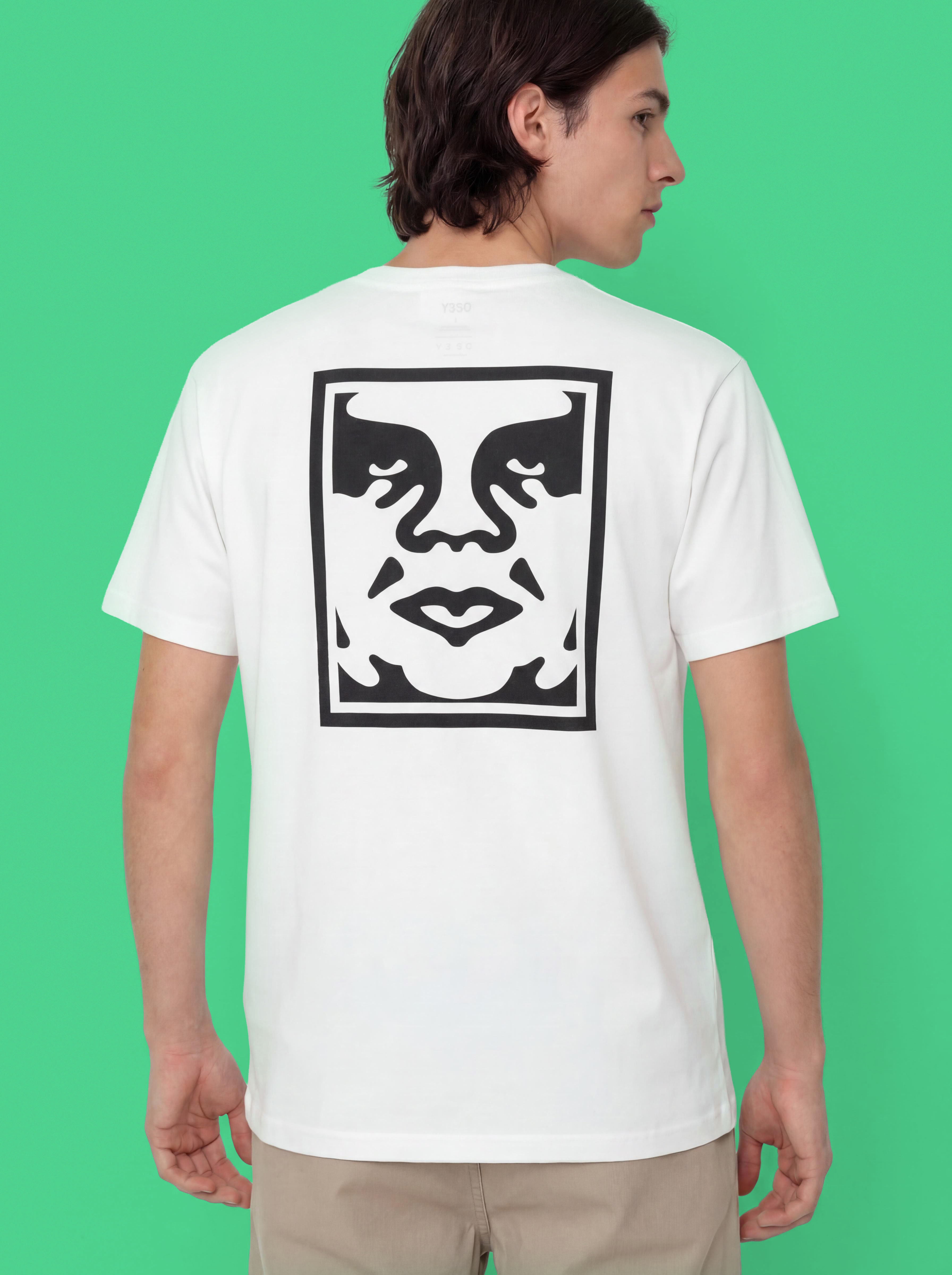 OBEY Bold Icon Face Póló (pigment vintage white)