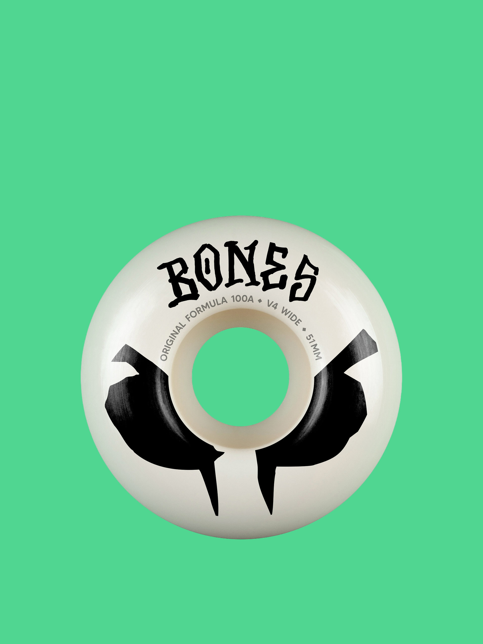 Gu00f6rdeszka keru00e9k Bones OG Formula V4 Wide 100A (white)
