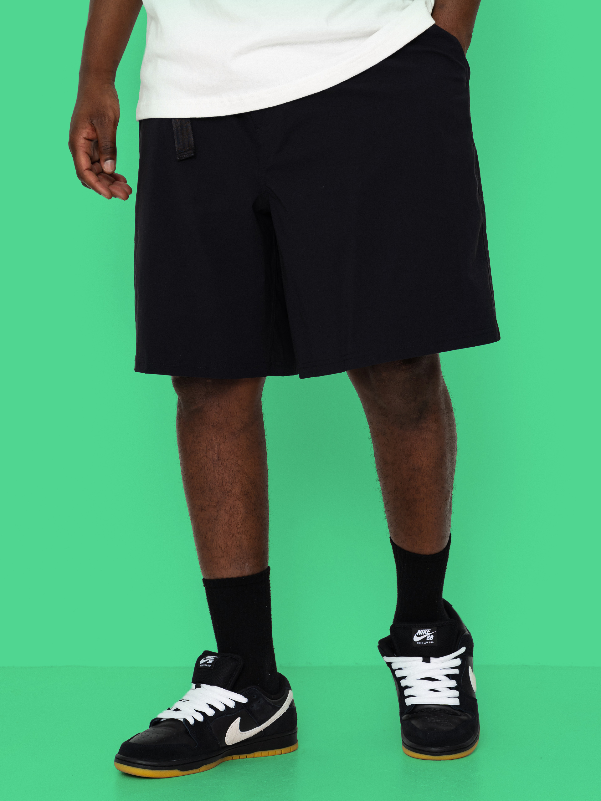 Rövidnadrág Nike SB 9er (black/white)