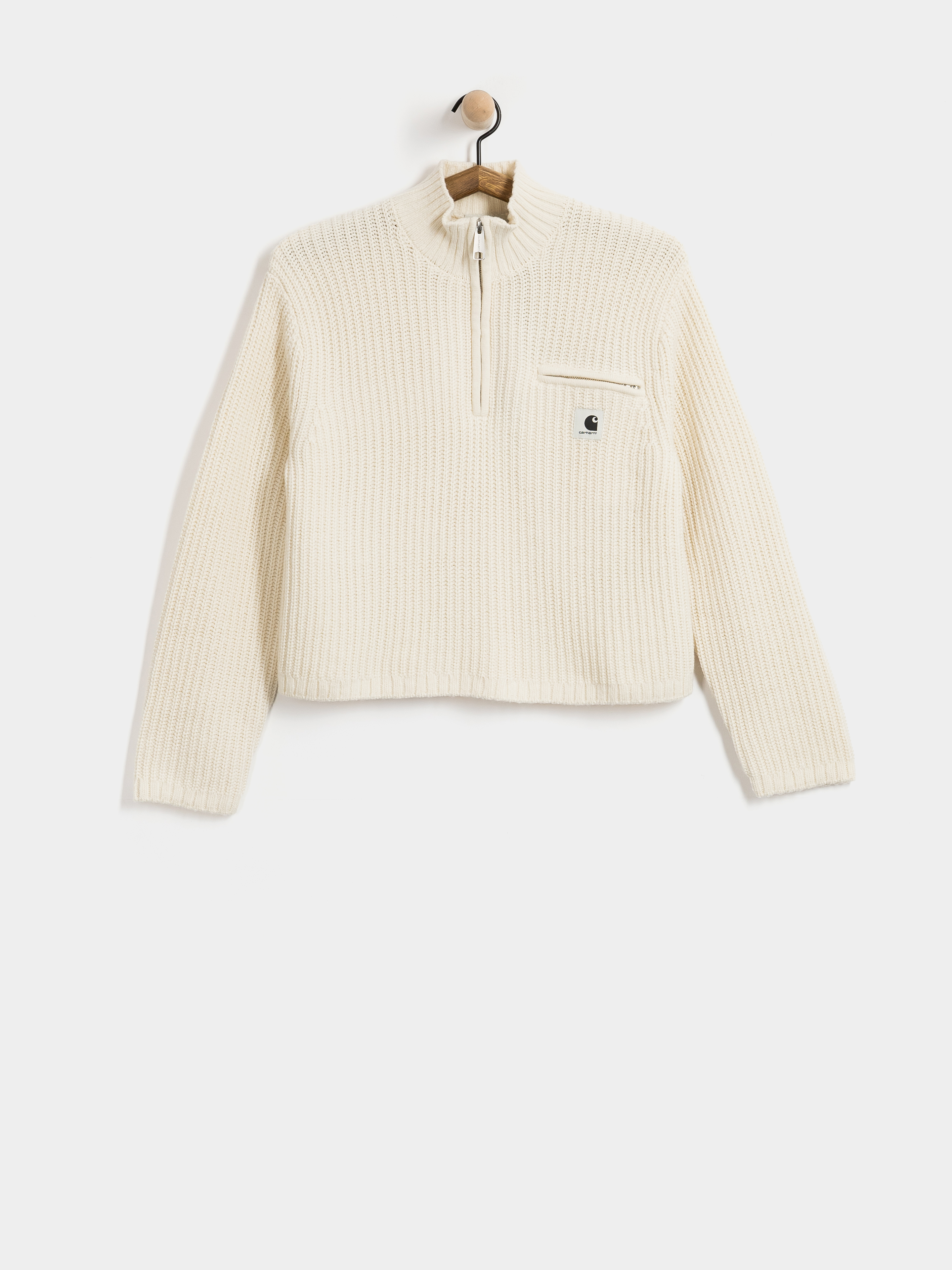 Pulóver Carhartt WIP Detroit Half Zip Wmn (natural)
