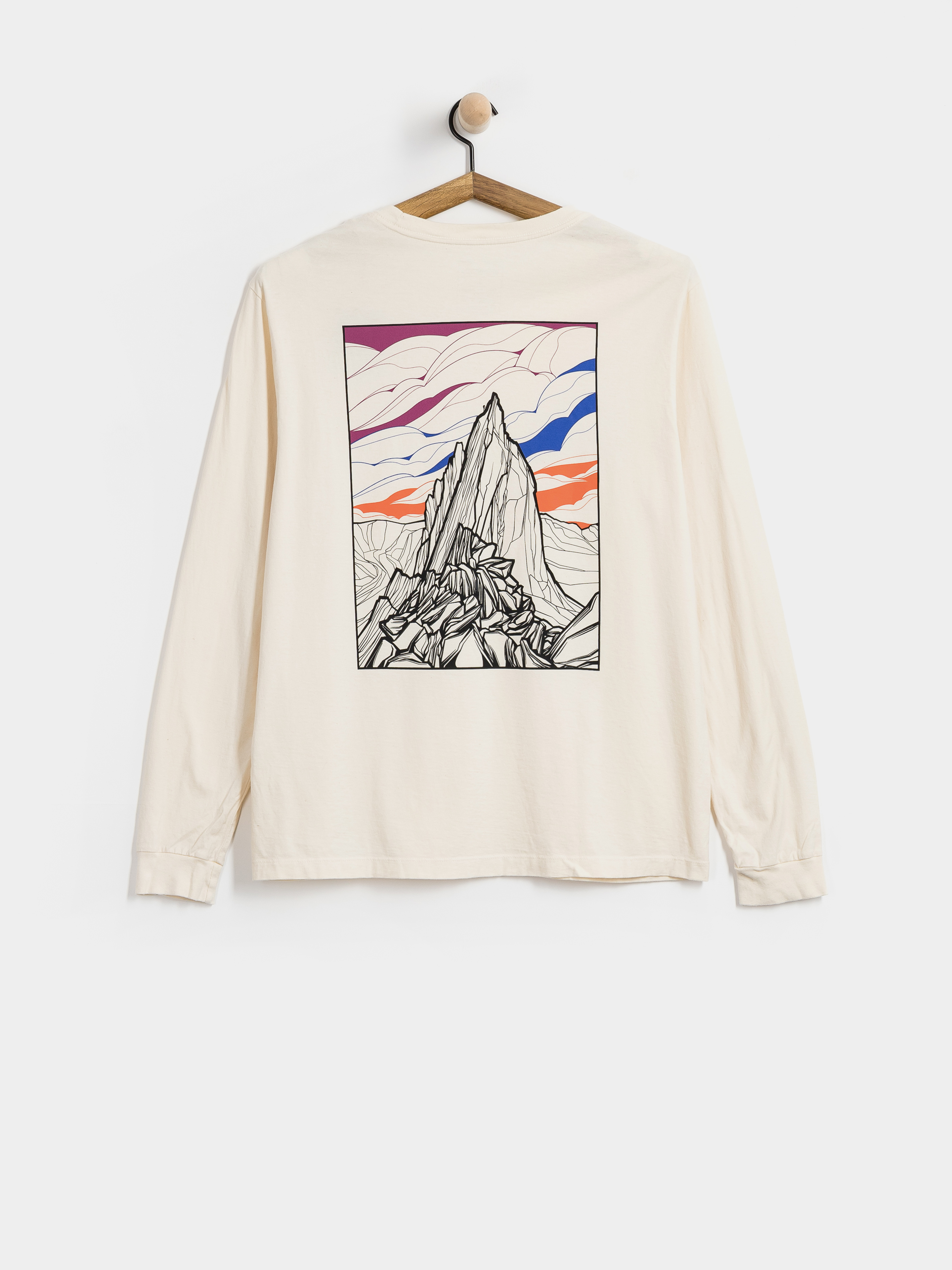 Patagonia Cloud Crag Hosszu00fa ujju00fa felsu0151 (undyed natural)