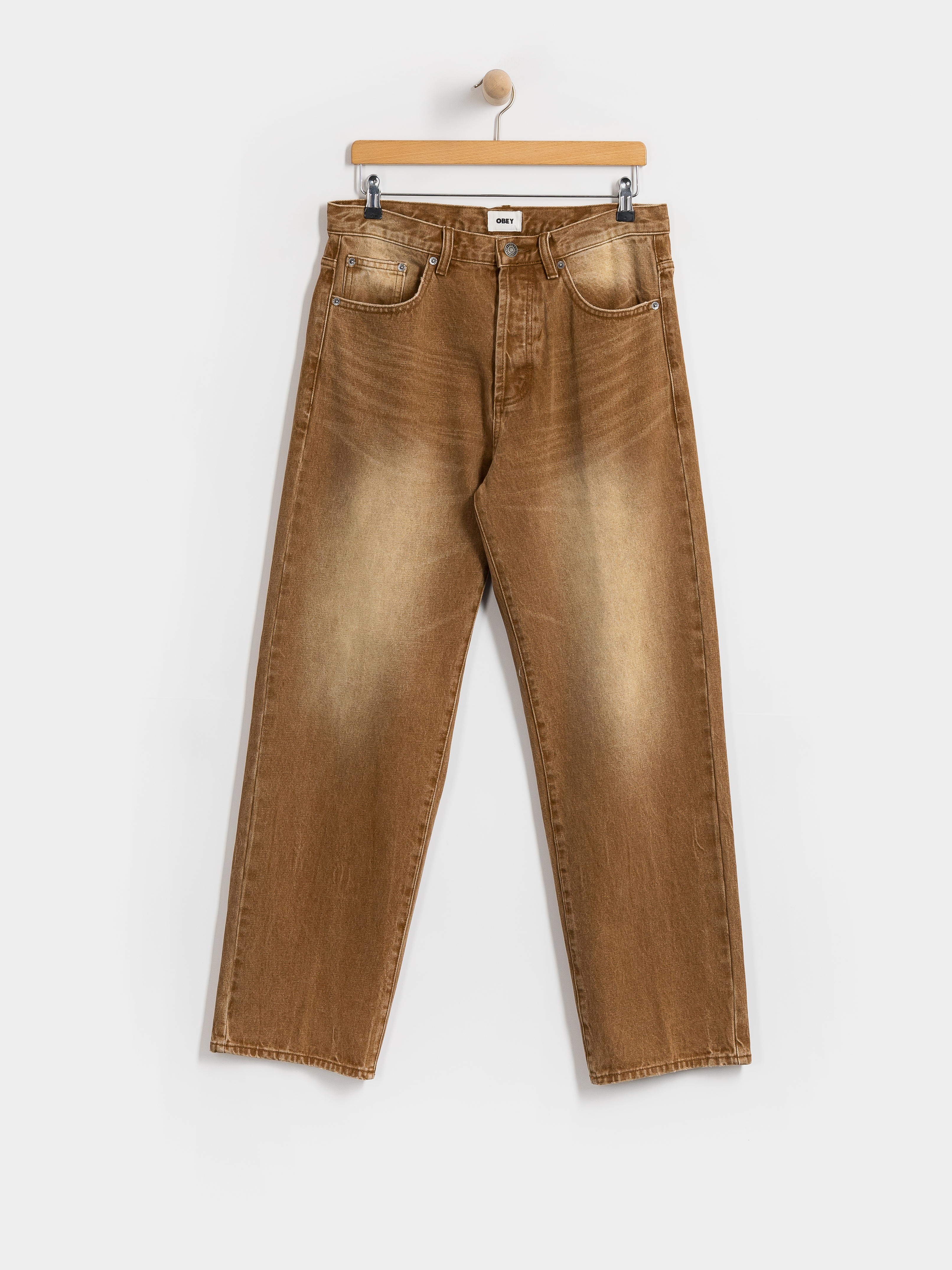 Kisnadrág OBEY Boxcar Straight Denim