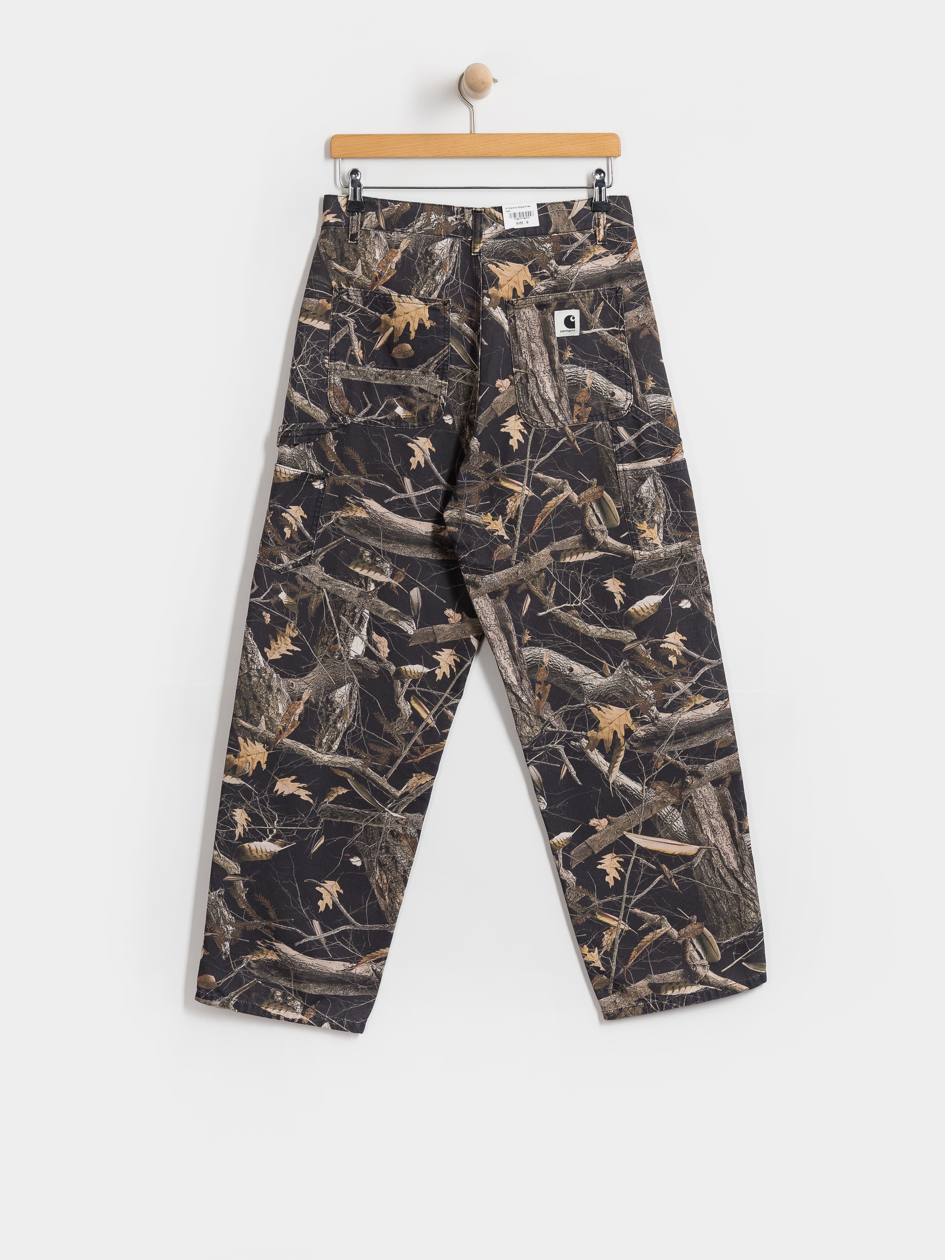 Kisnadrág Carhartt WIP Brandon Single Knee Wmn (camo feather tree black/heavy stone wash)