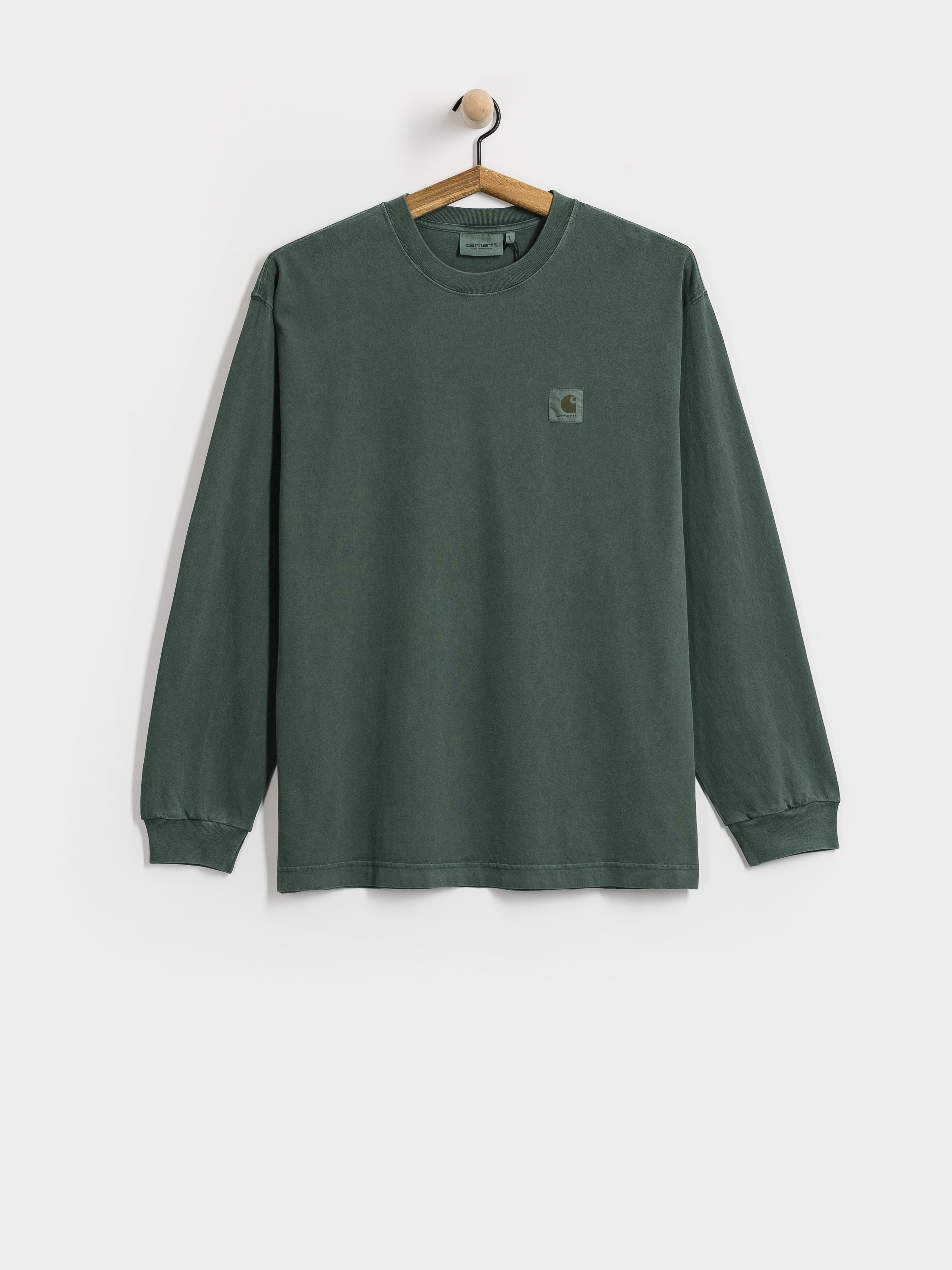 Carhartt WIP Vista Hosszu00fa ujju00fa felsu0151 (dark scarab/garment dyed)