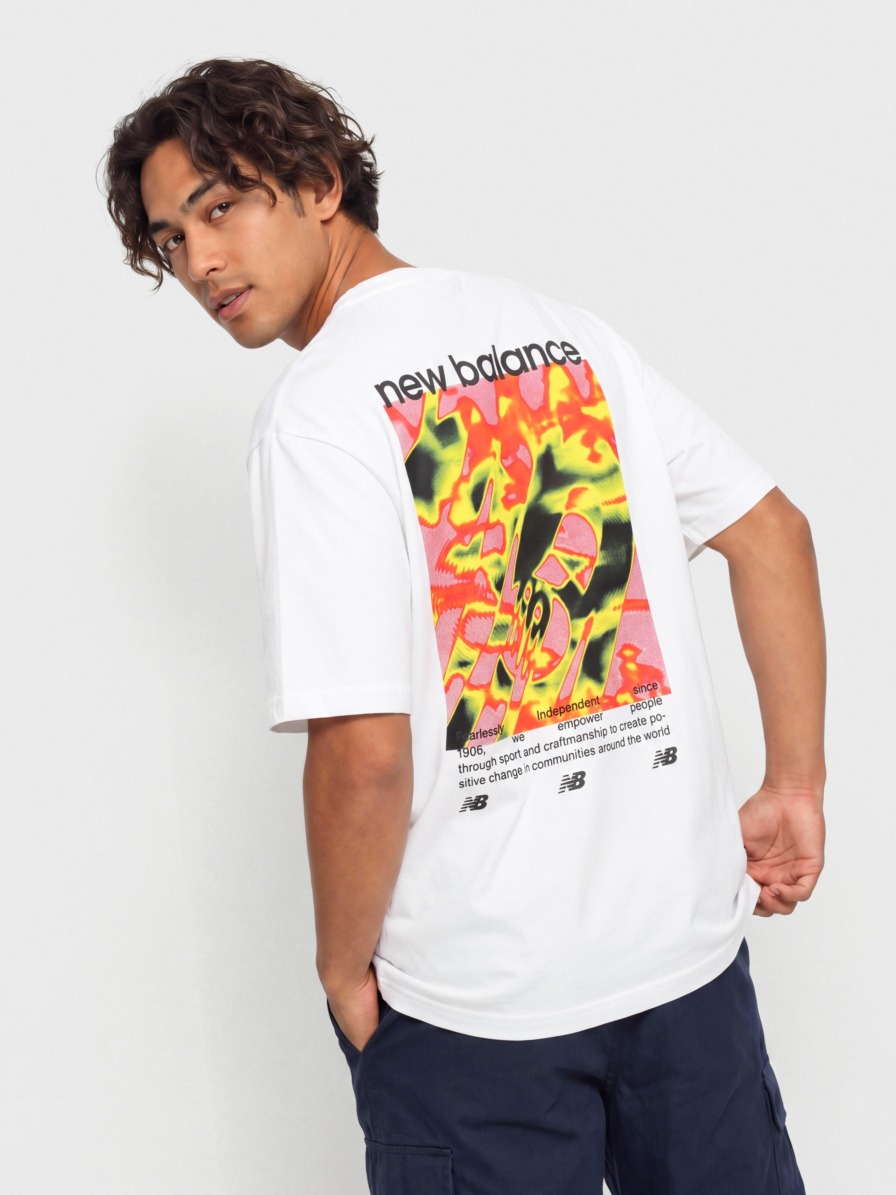 New Balance Heat Map Forward Thinker Póló (white)