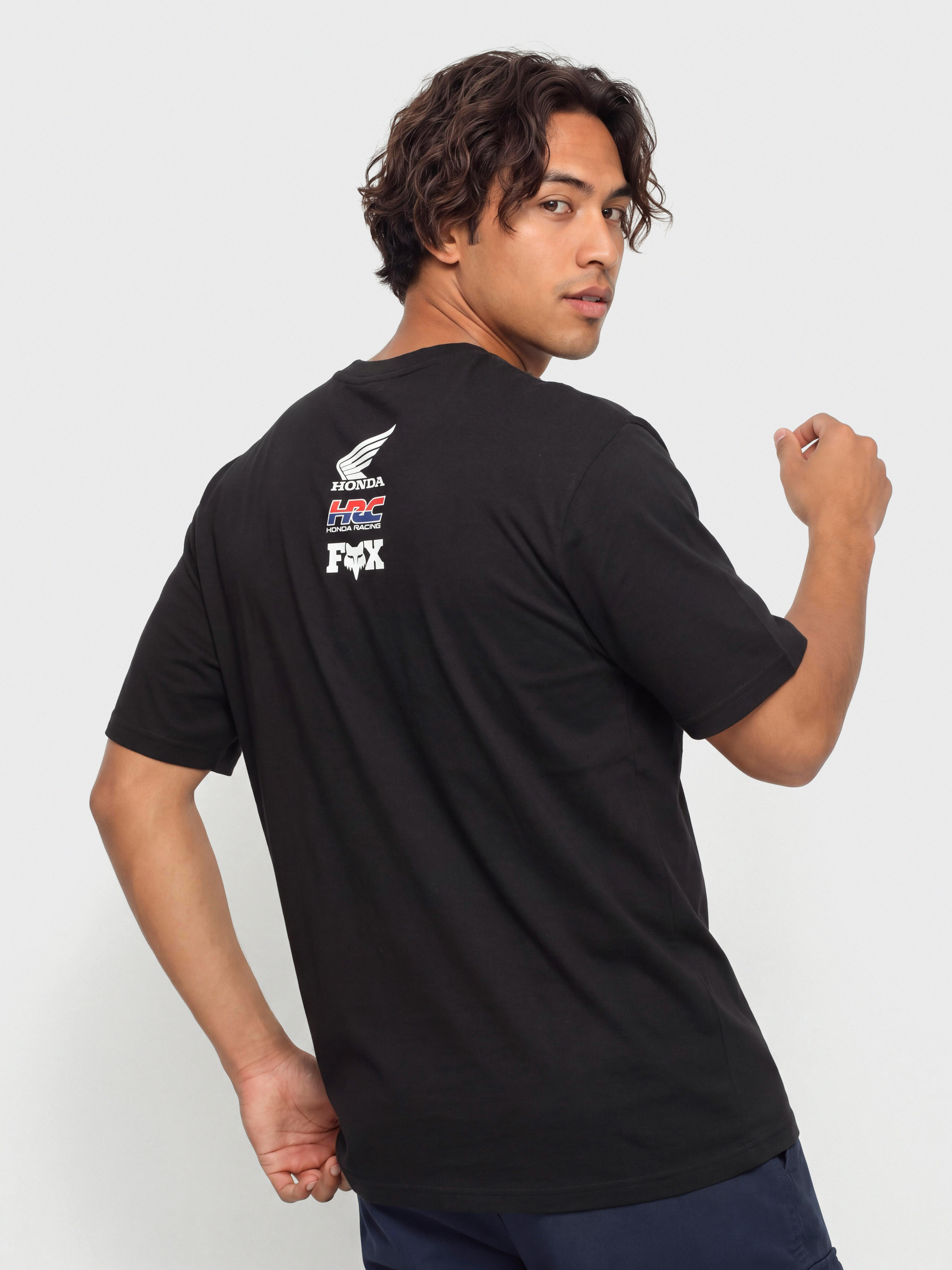 Póló Fox Honda Midweight (black)