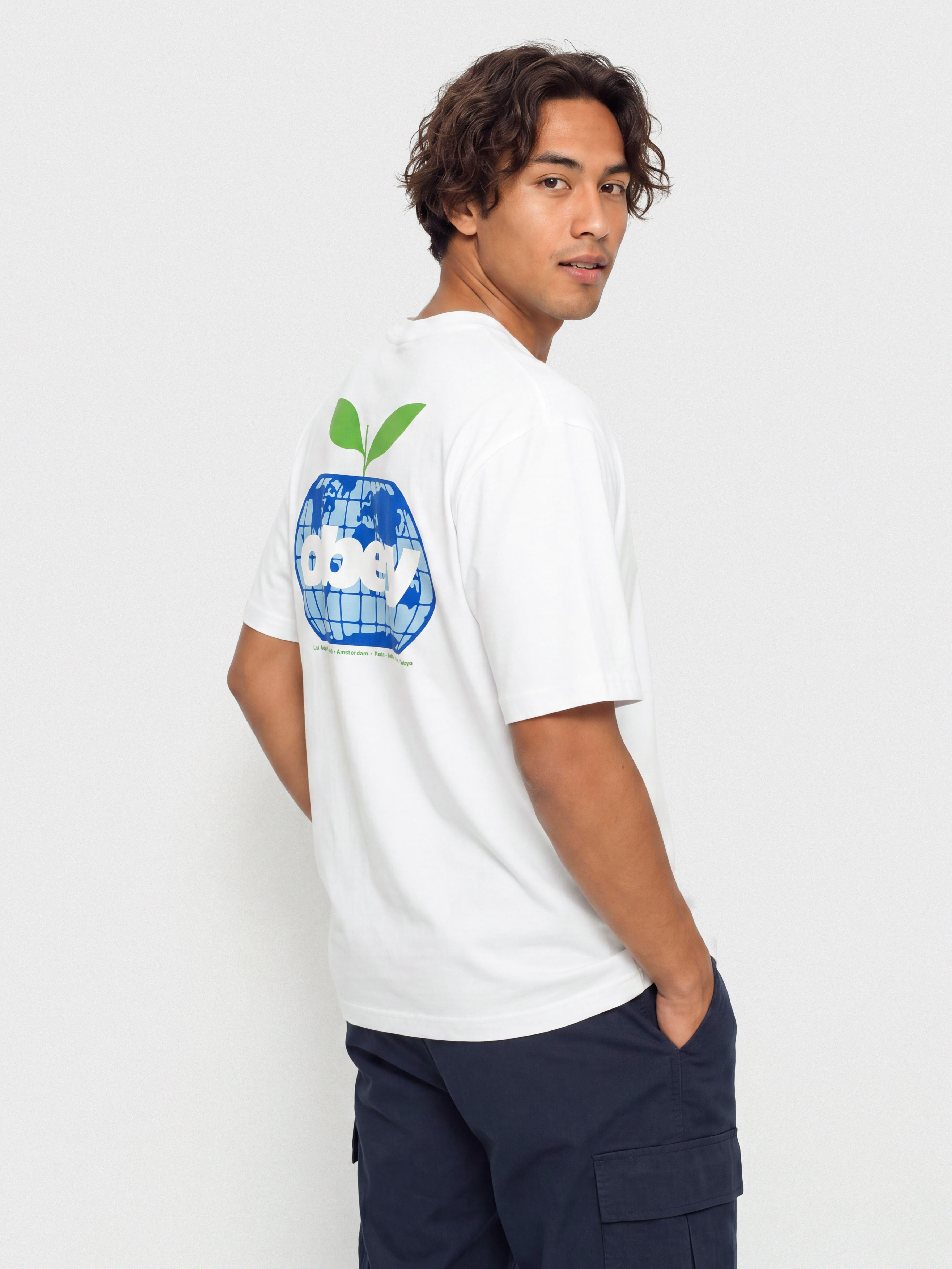 OBEY Intercontinental Póló (white)