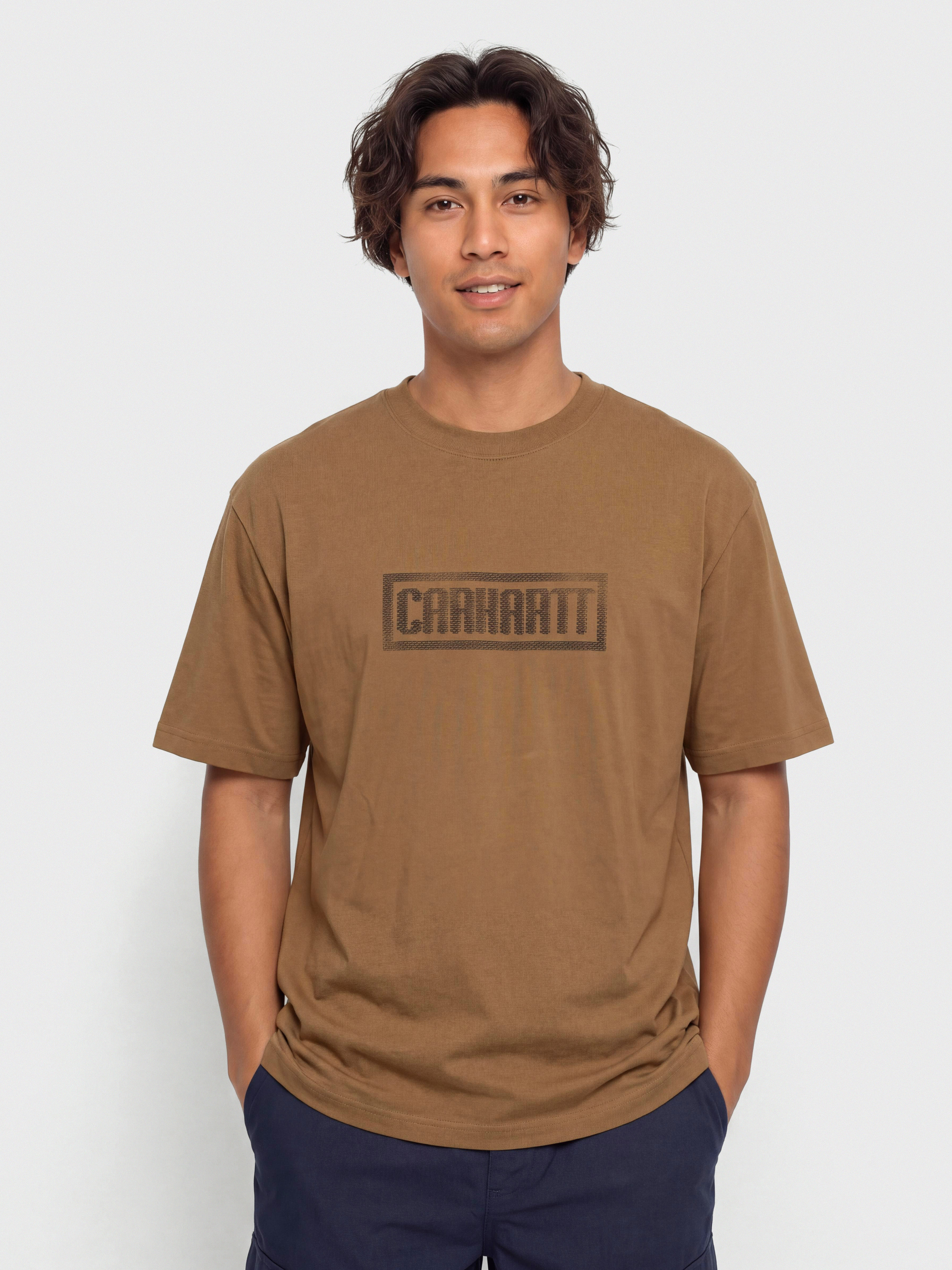 Pu00f3lu00f3 Carhartt WIP Bricky Man (wip h brown/stone dyed)