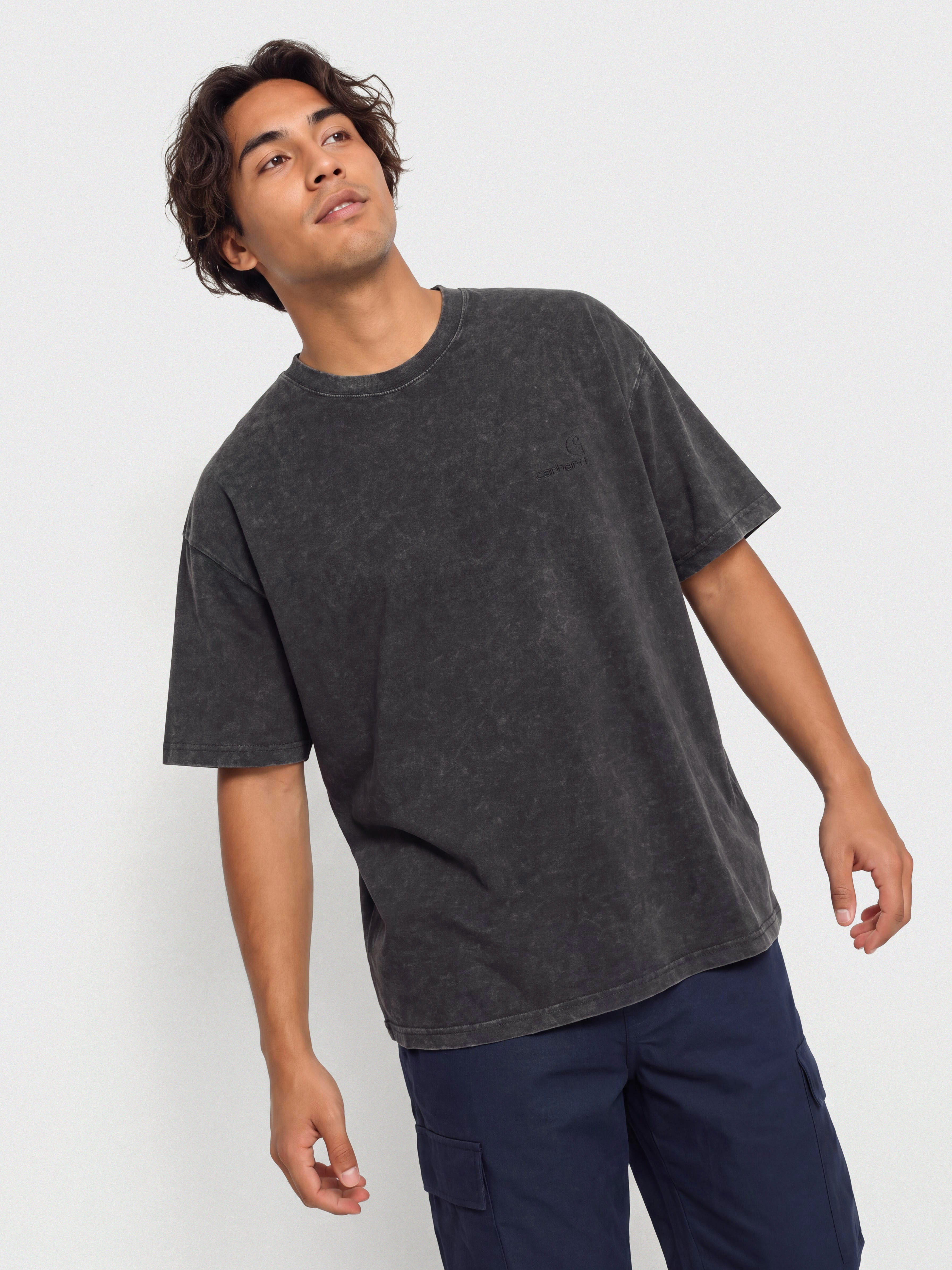 Póló Carhartt WIP Lambert (black/moon wash)