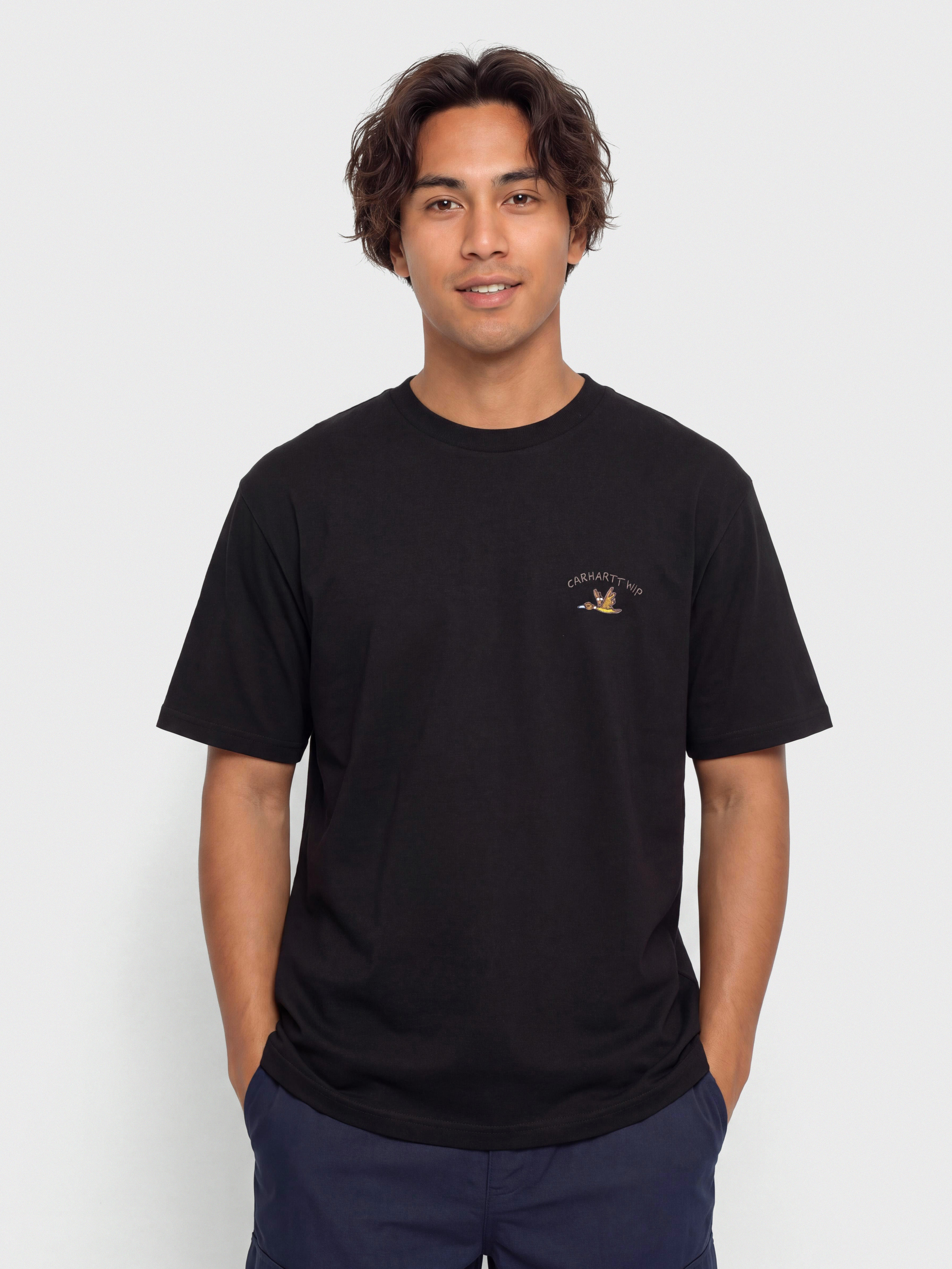 Póló Carhartt WIP Animated Ducks (black)