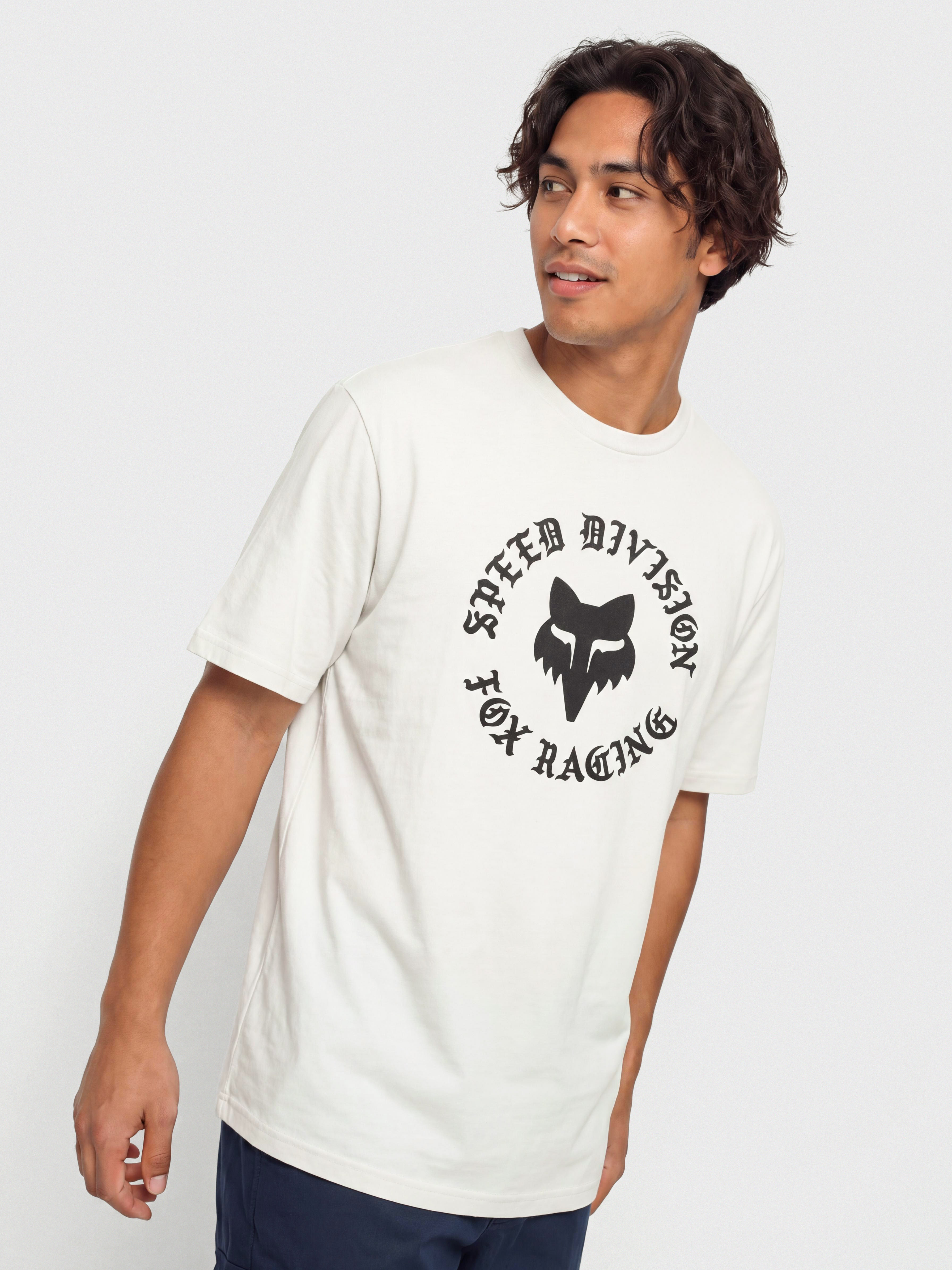 Póló Fox Badge 195 (light grey)