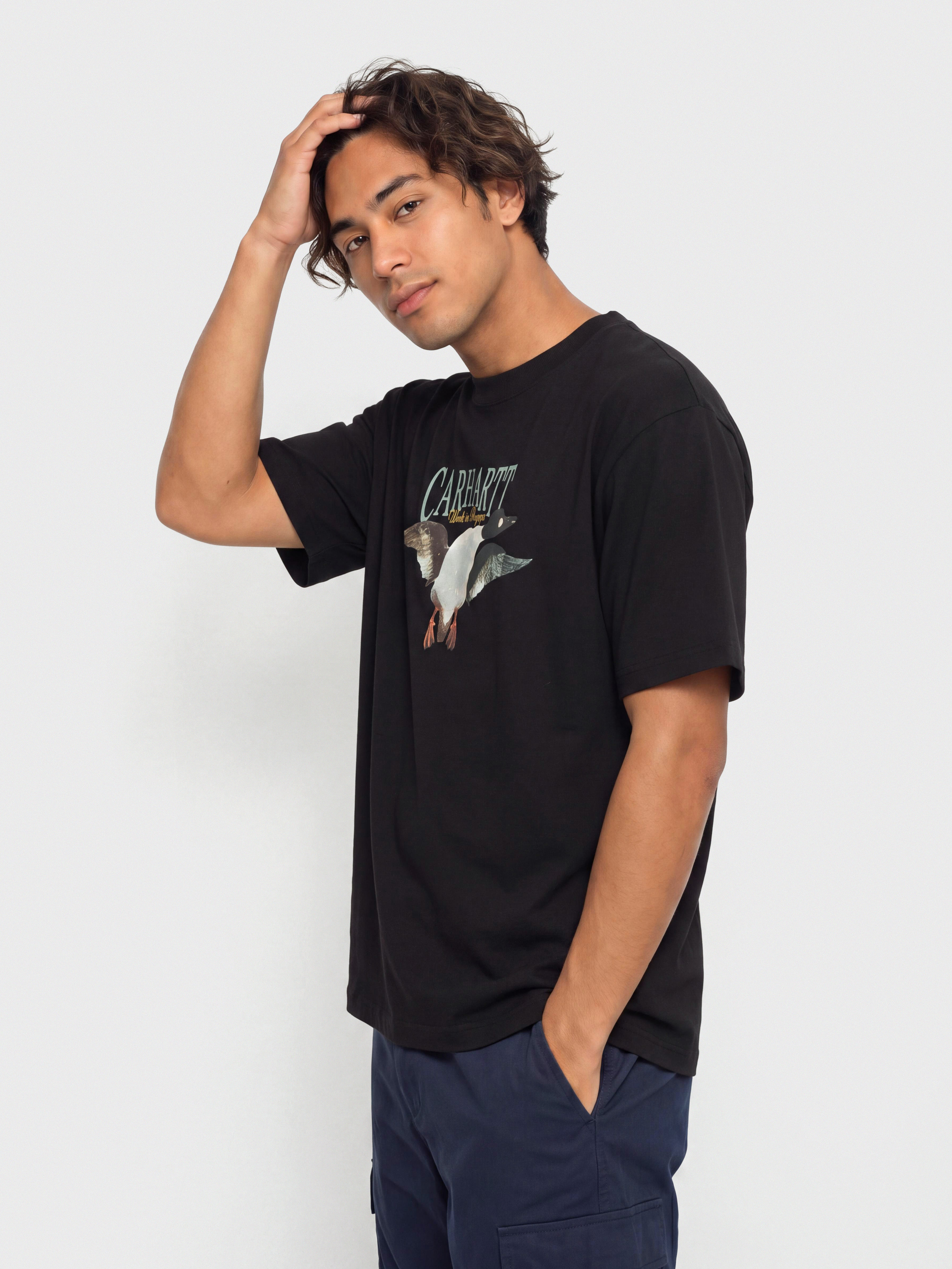 Póló Carhartt WIP Pennon (black)