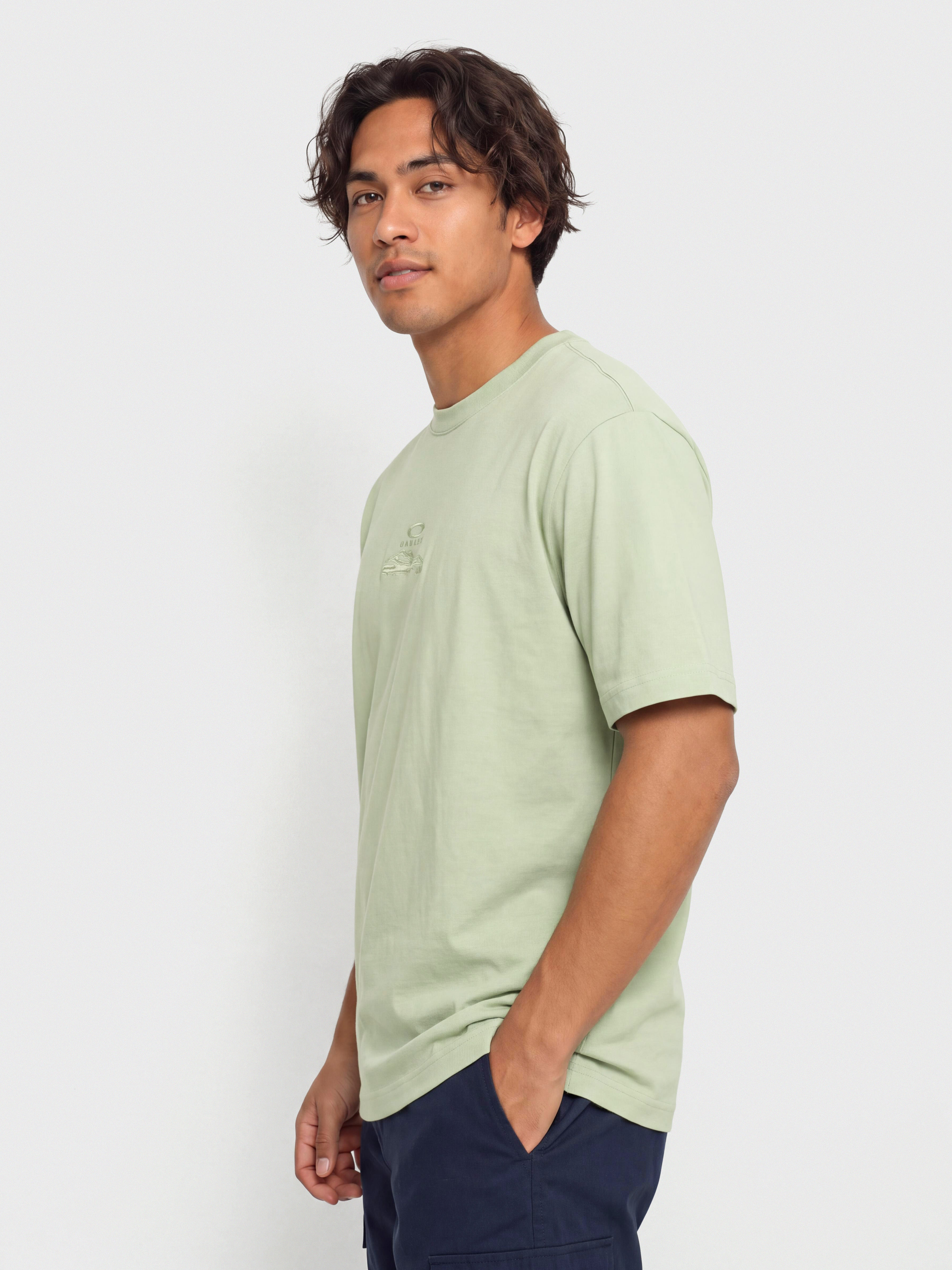 Oakley Mtn Ridge Embroidered Póló (faded green)