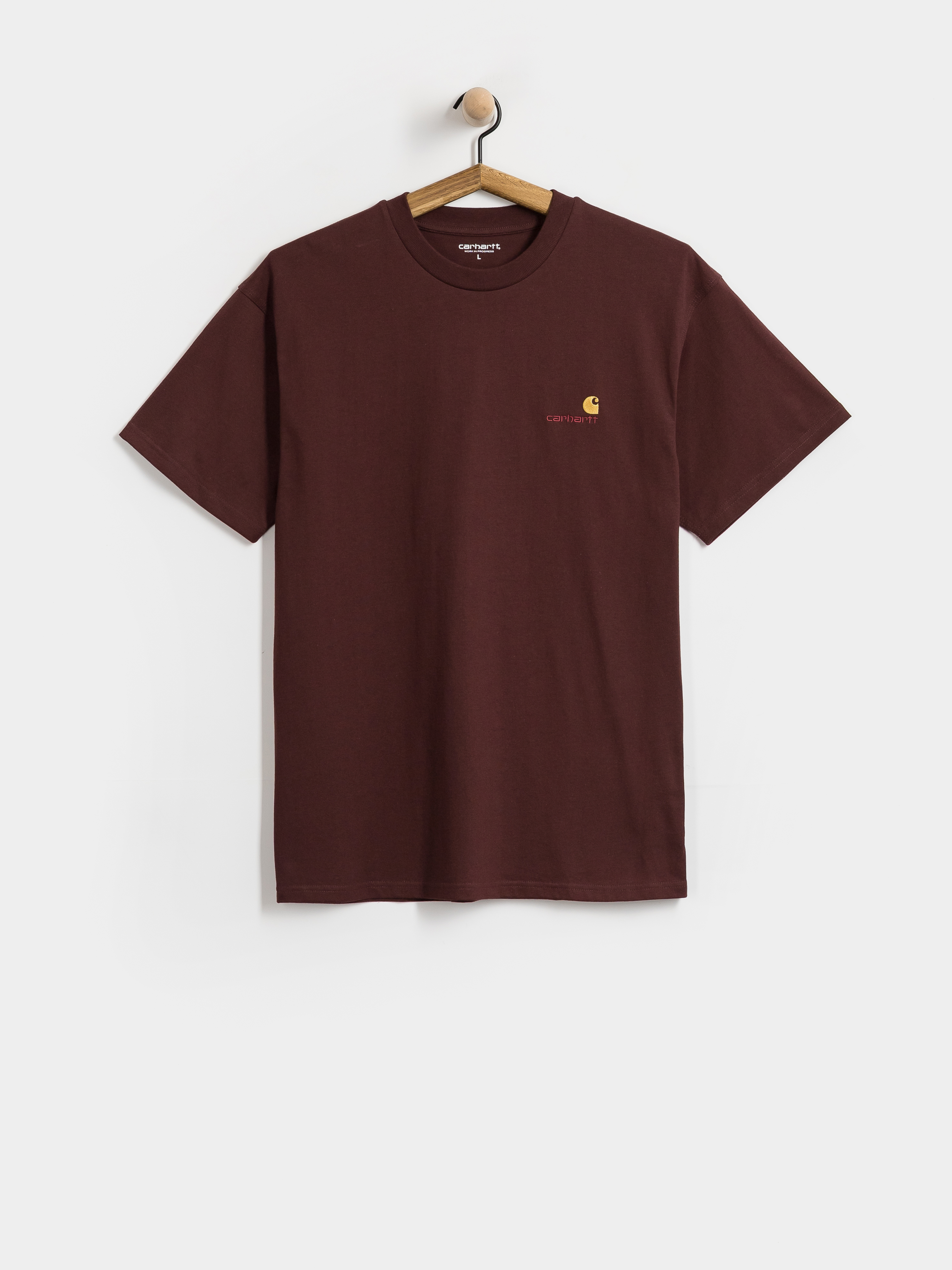 Carhartt WIP American Script Póló (amarone)