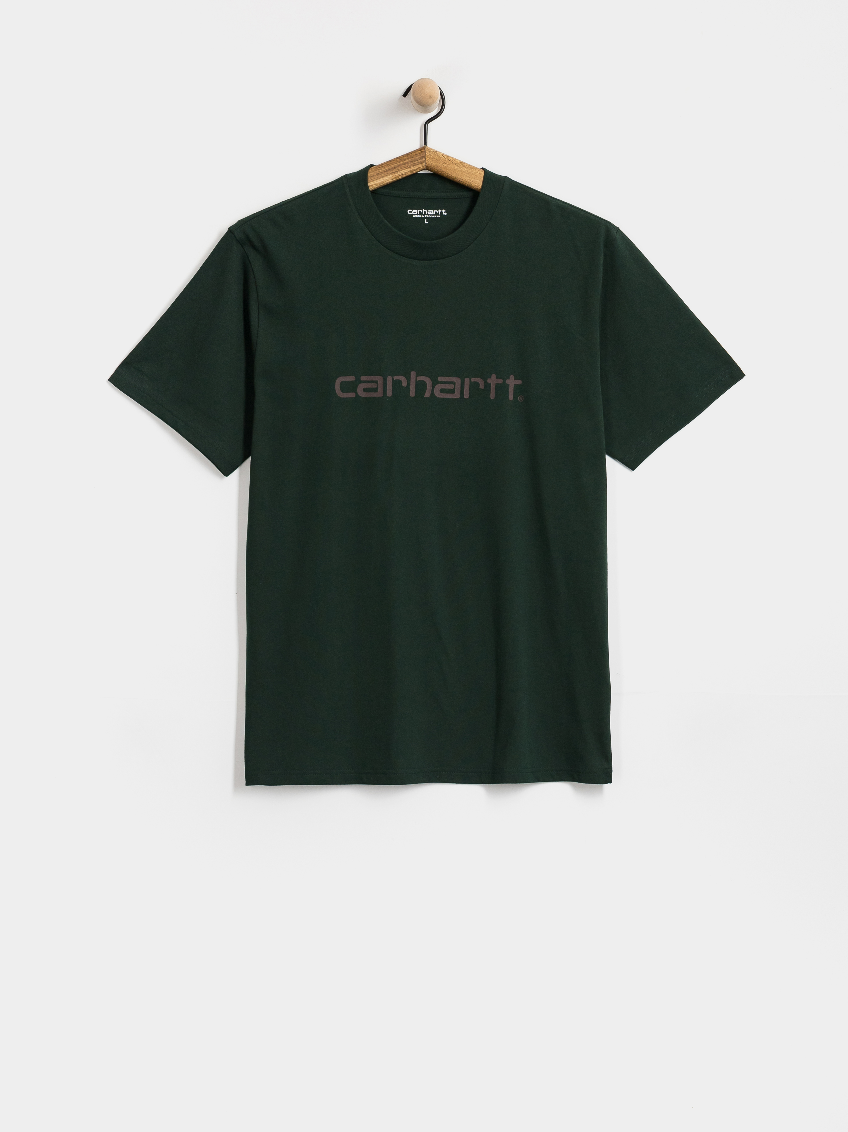 Carhartt WIP Script Póló (dark scarab/palisander)