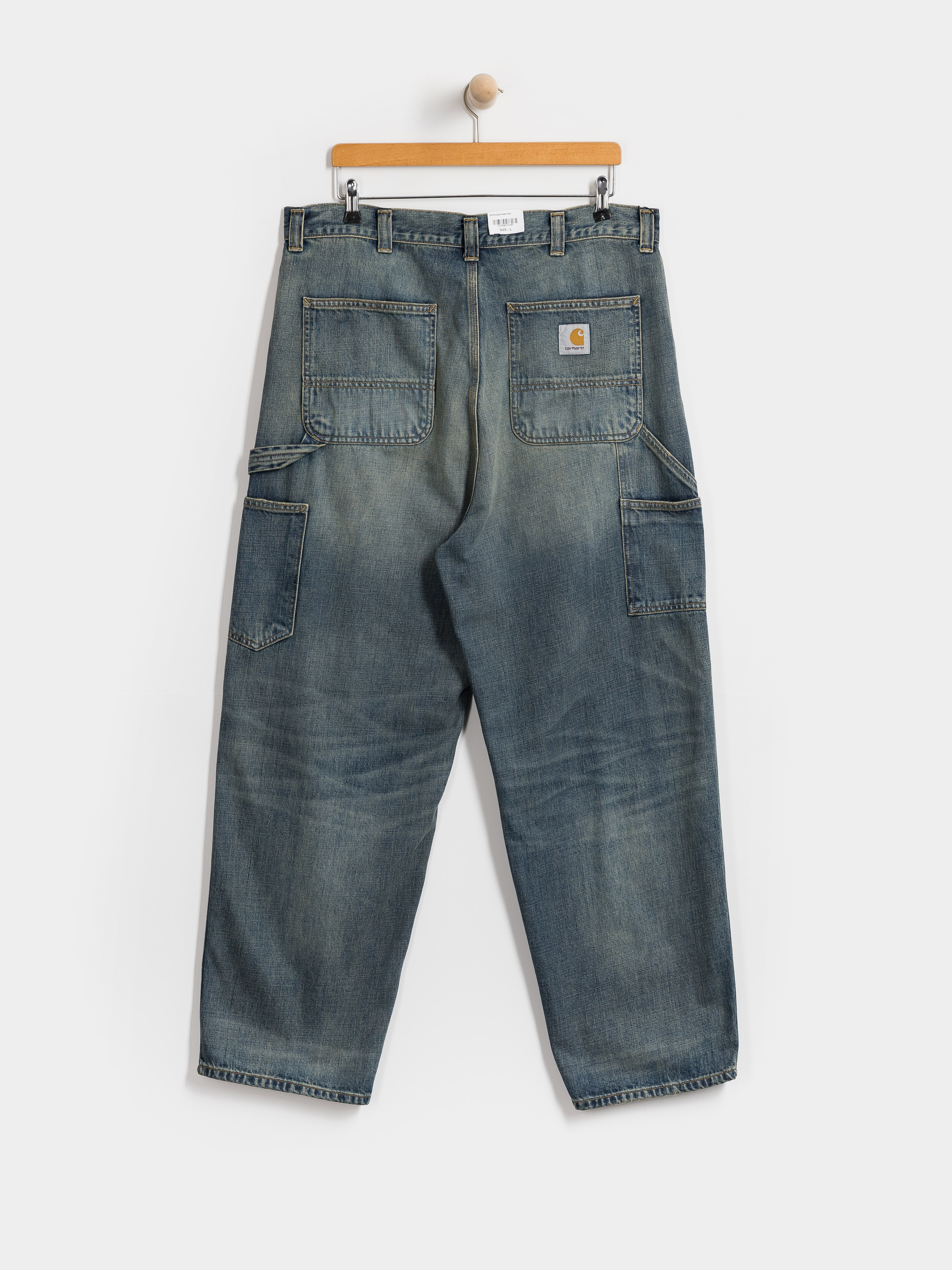 Carhartt WIP OG Single Knee Kisnadrág (blue/worn used wash)