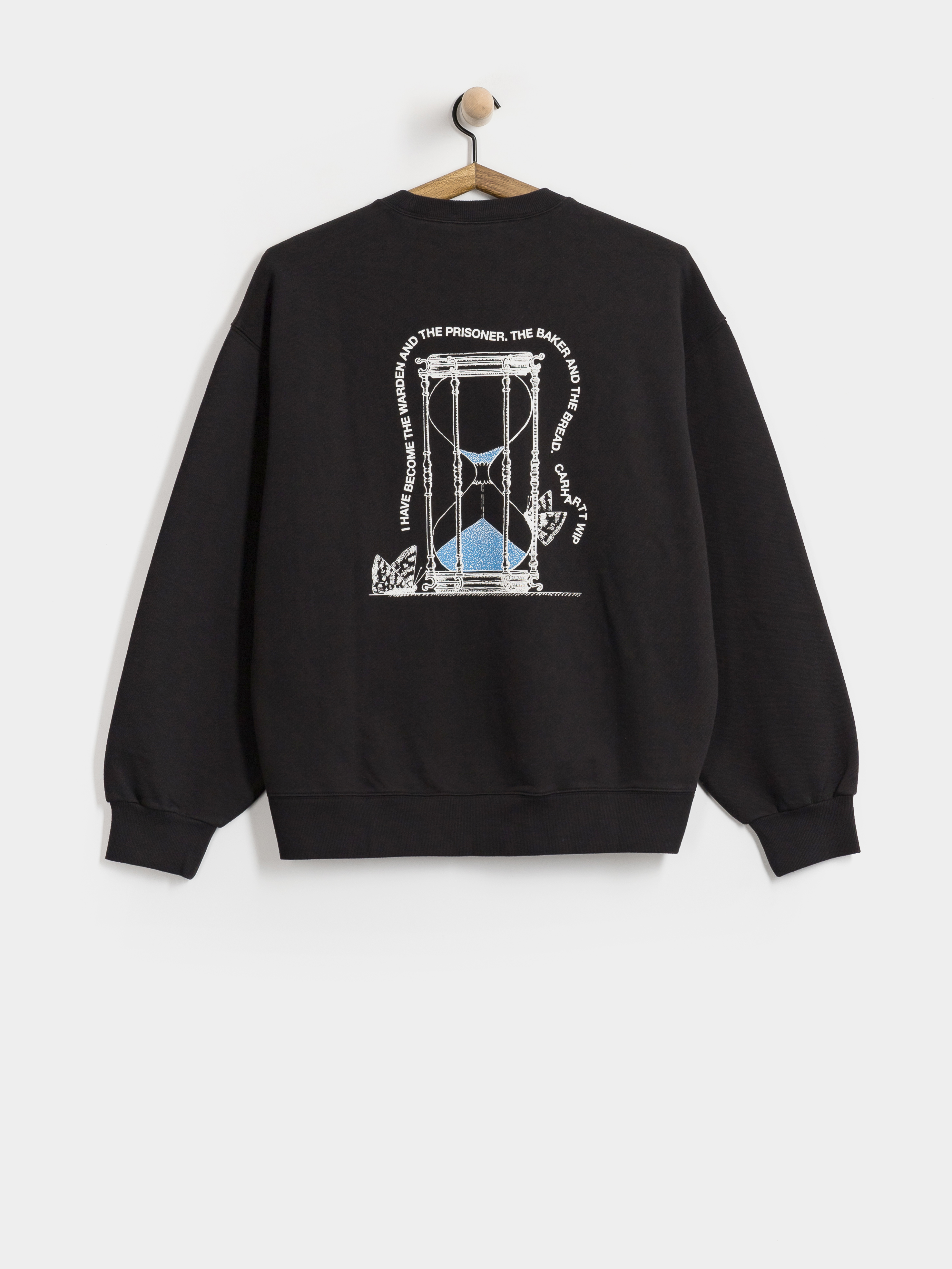 Carhartt WIP Hourglass Pulóver (black/stone washed)