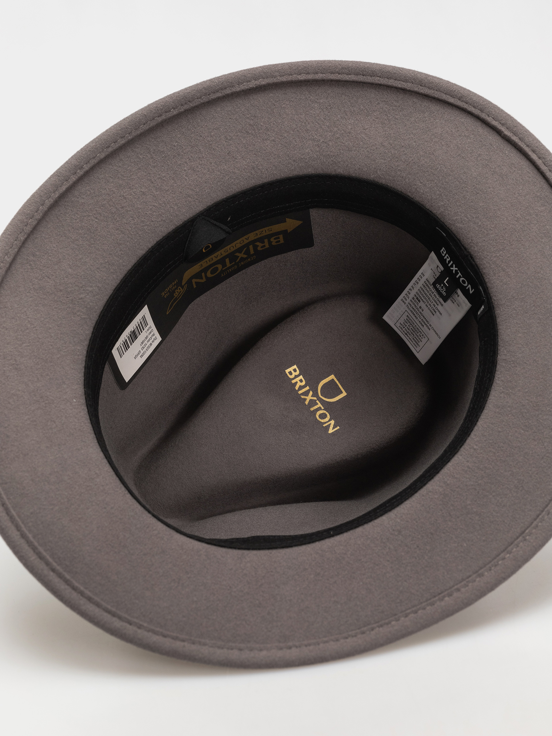Brixton Messer Fedora Kalap (grey/grey)